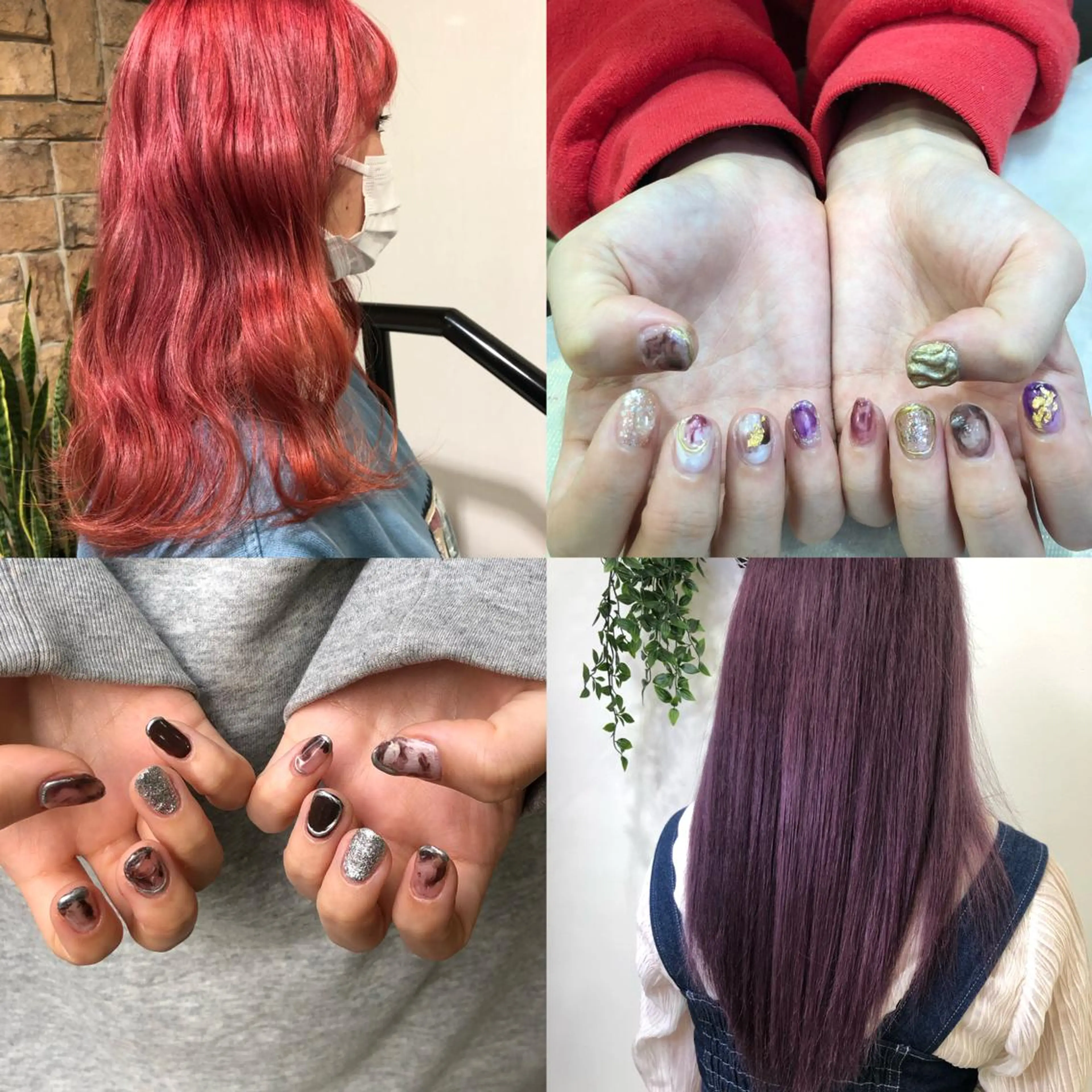 カラー ネイル マツエク・マツパ チャンモリパーマ/韓 国/Minami🦋のヘアスタイル