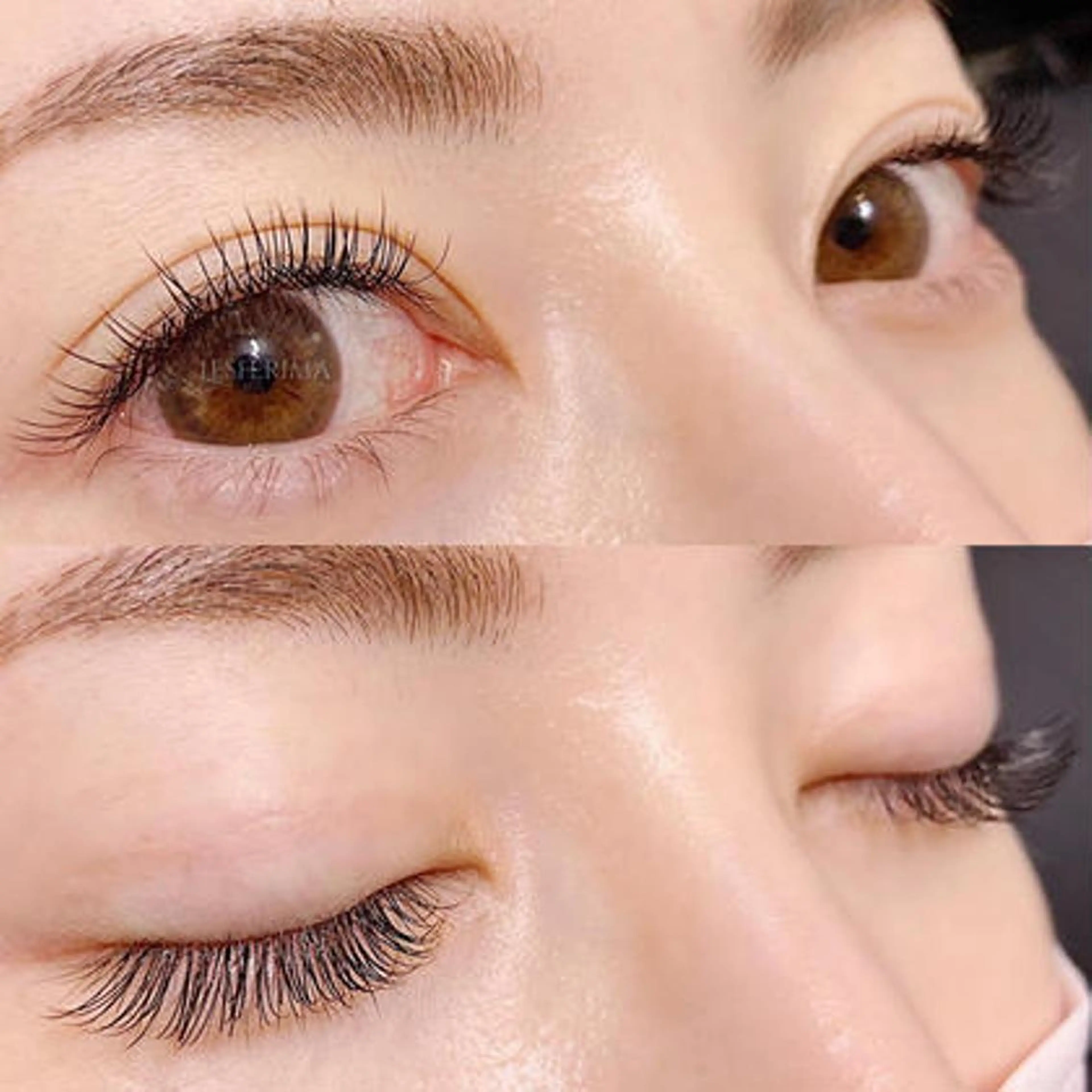 マツエク・マツパ フラットラッシュ ナチュラル Lesherima 渋谷本店のマツエク・マツパデザイン