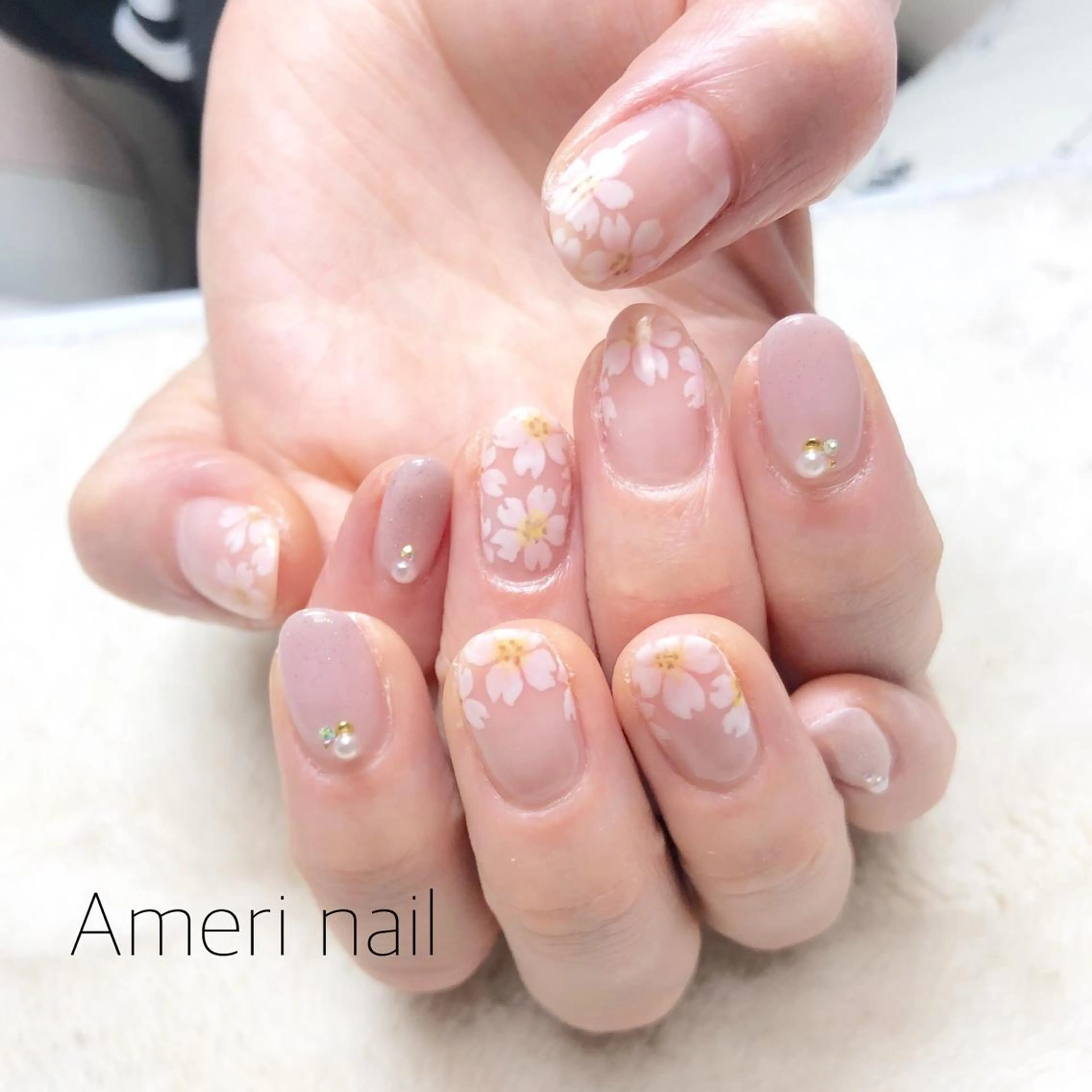 ネイル ハンドネイル Ameri nail /UKIのネイルデザイン
