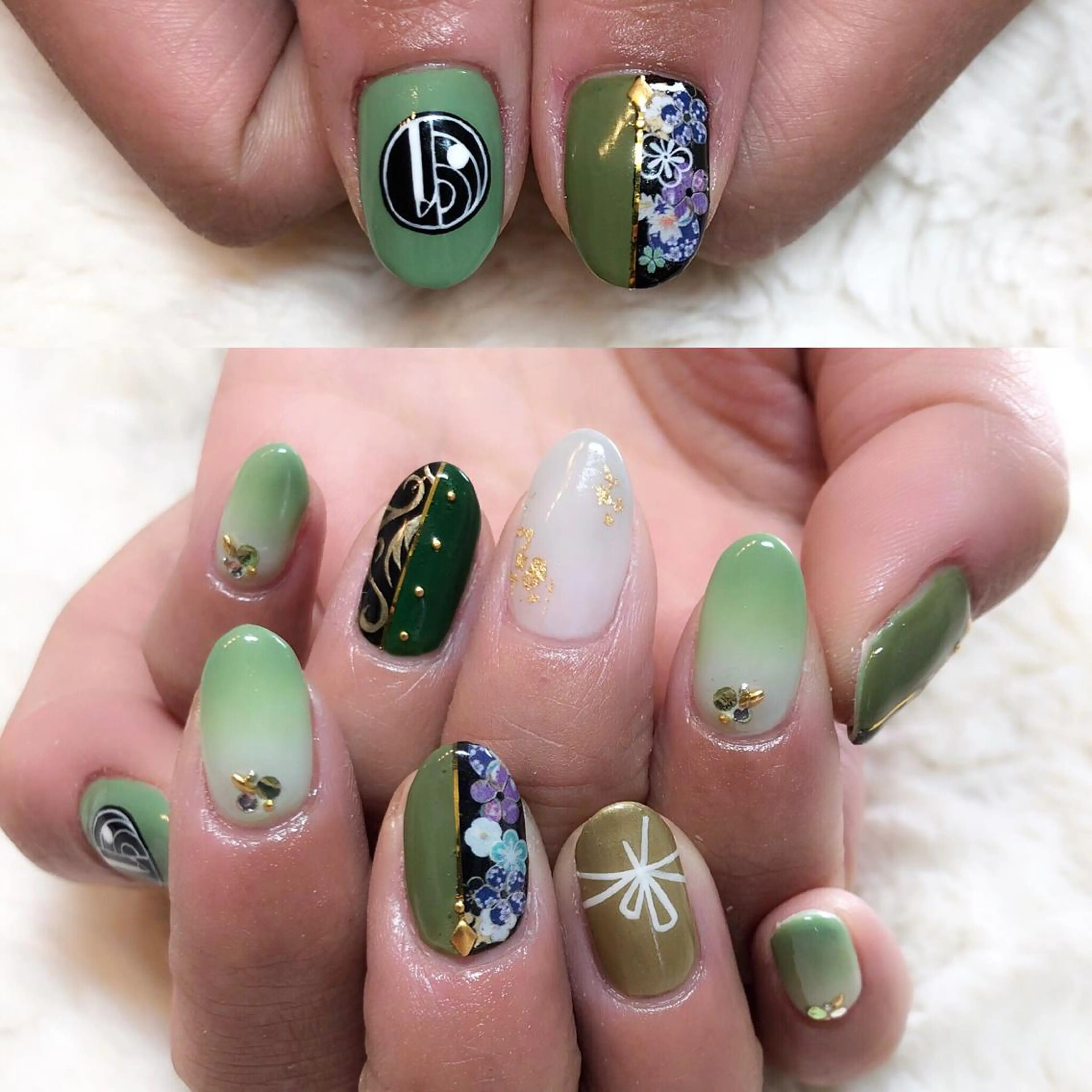 ネイル ジェルネイル 東 千夏のネイルデザイン