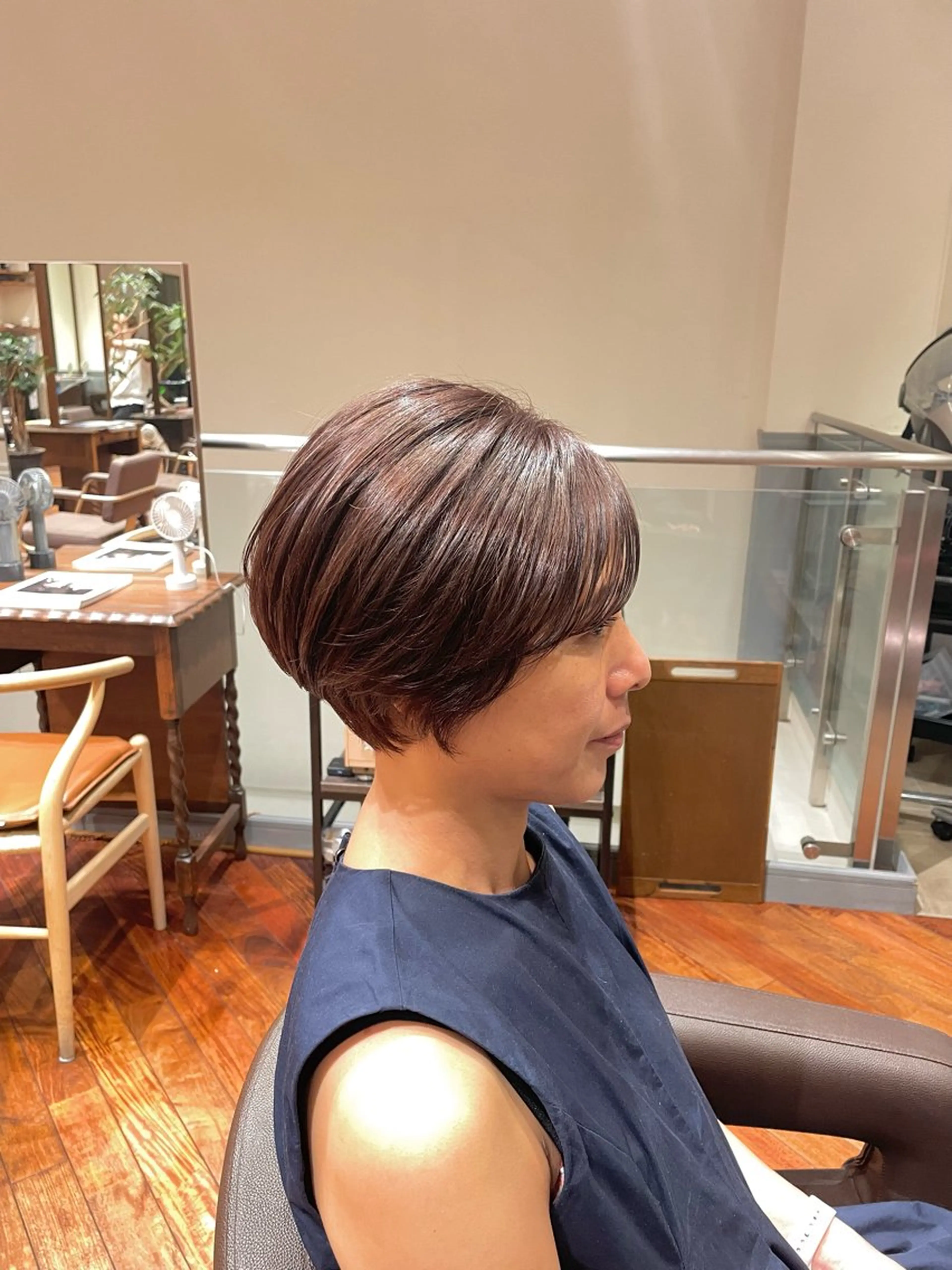 ショート 大阪梅田 稲葉利也斗のヘアスタイル