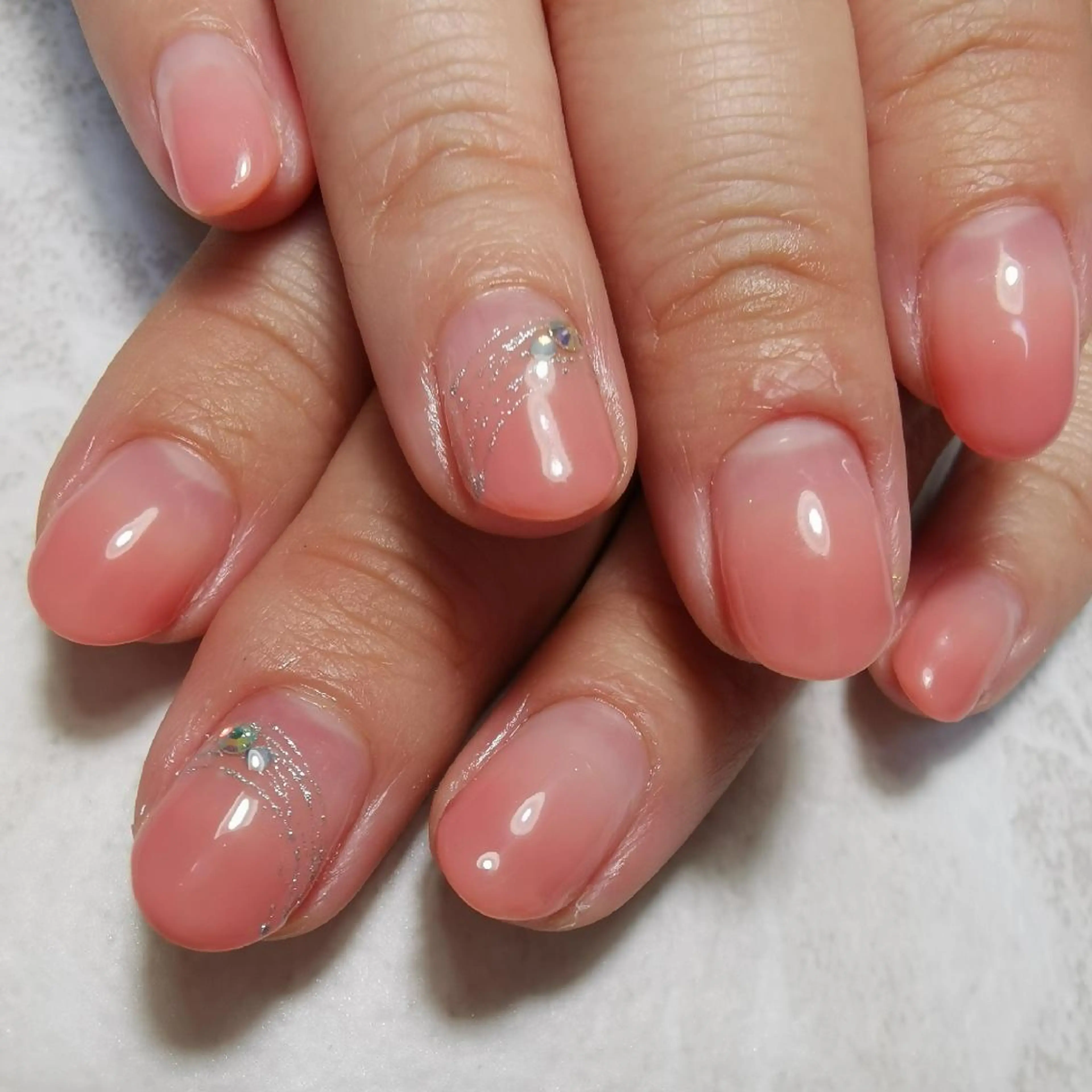 ネイル ジェルネイル グラデーション ハンドネイル reve あやののネイルデザイン