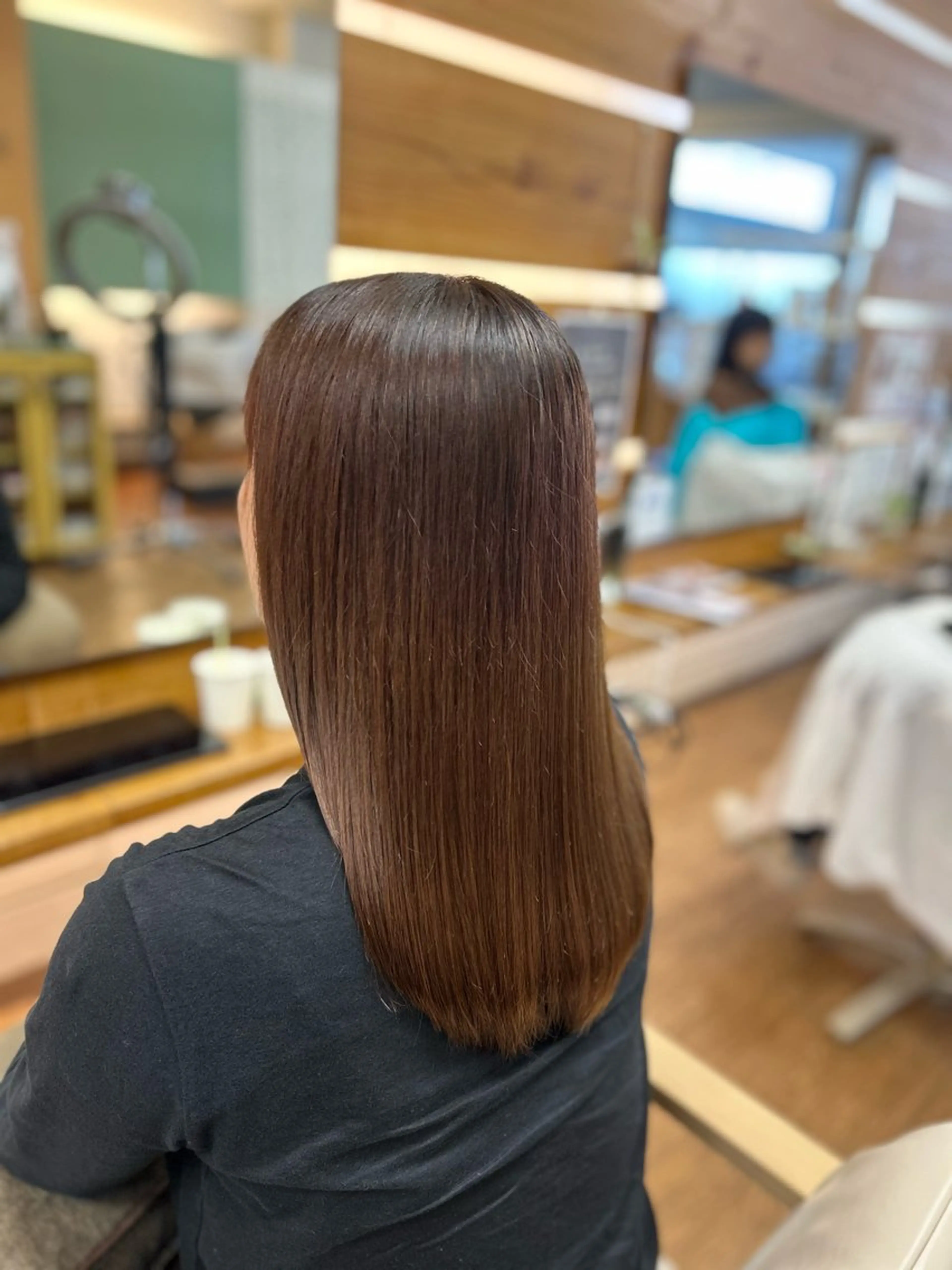 ロング 神谷 千明のヘアスタイル