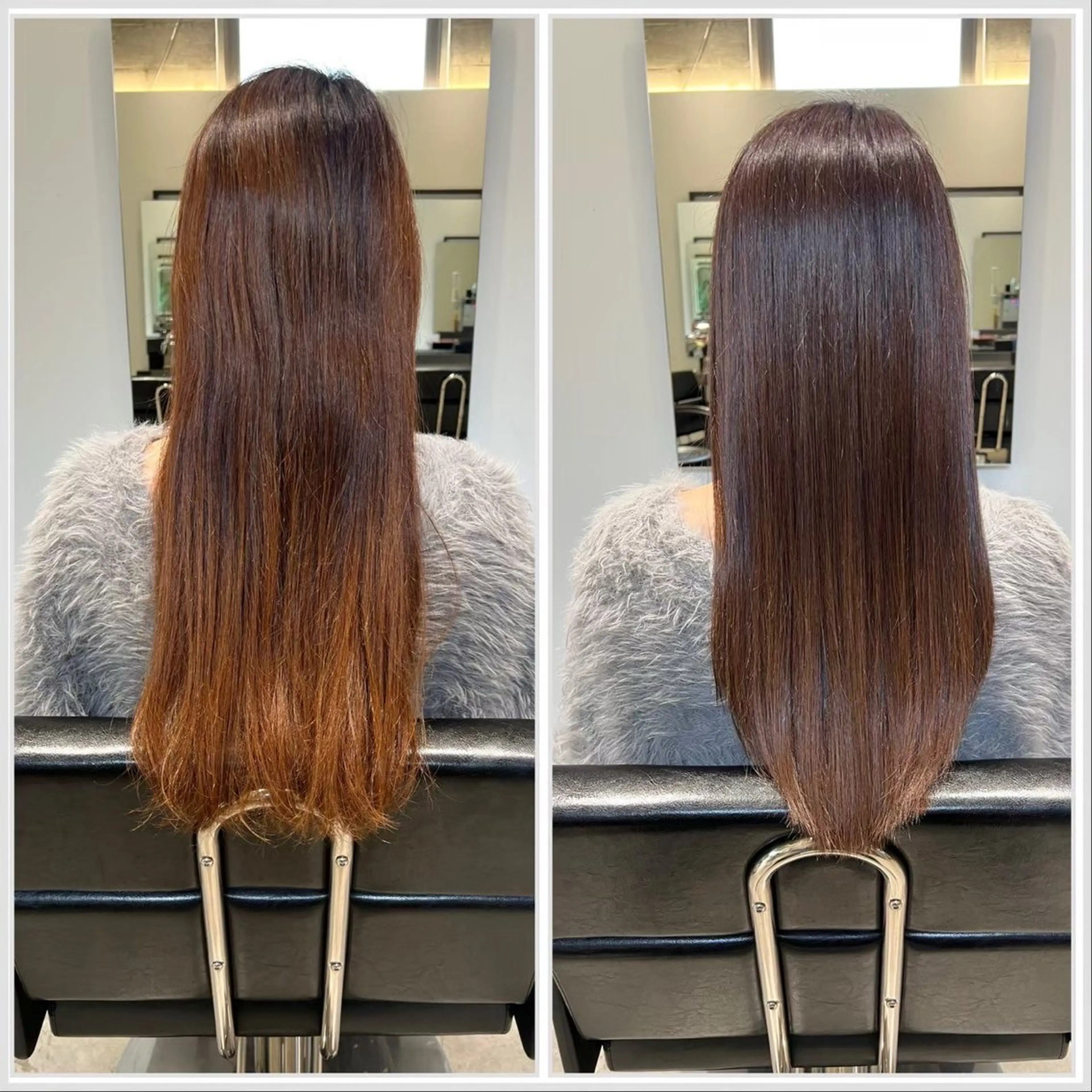 ロング カラー ダブルカラー ハイトーンカラー ボブ 顔周りカット 髪質改善 カット ヘアカラー RISE SWELL 江坂momoneのヘアスタイル
