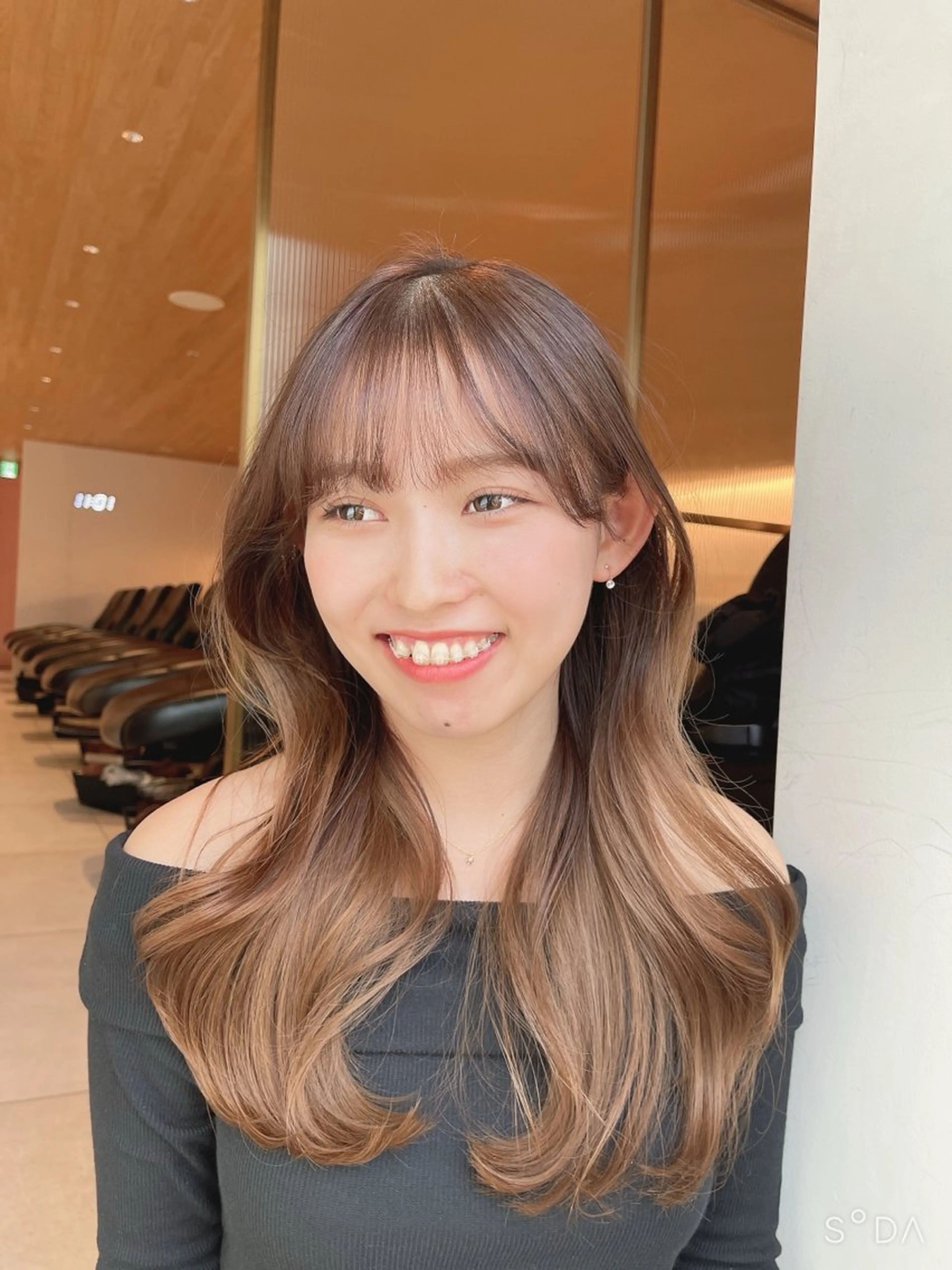 セミロング ボブ 顔周りカット 髪質改善 韓国風ヘア レイヤーカット ⛄️艶カラー／ レイヤー⛄️和也のヘアスタイル