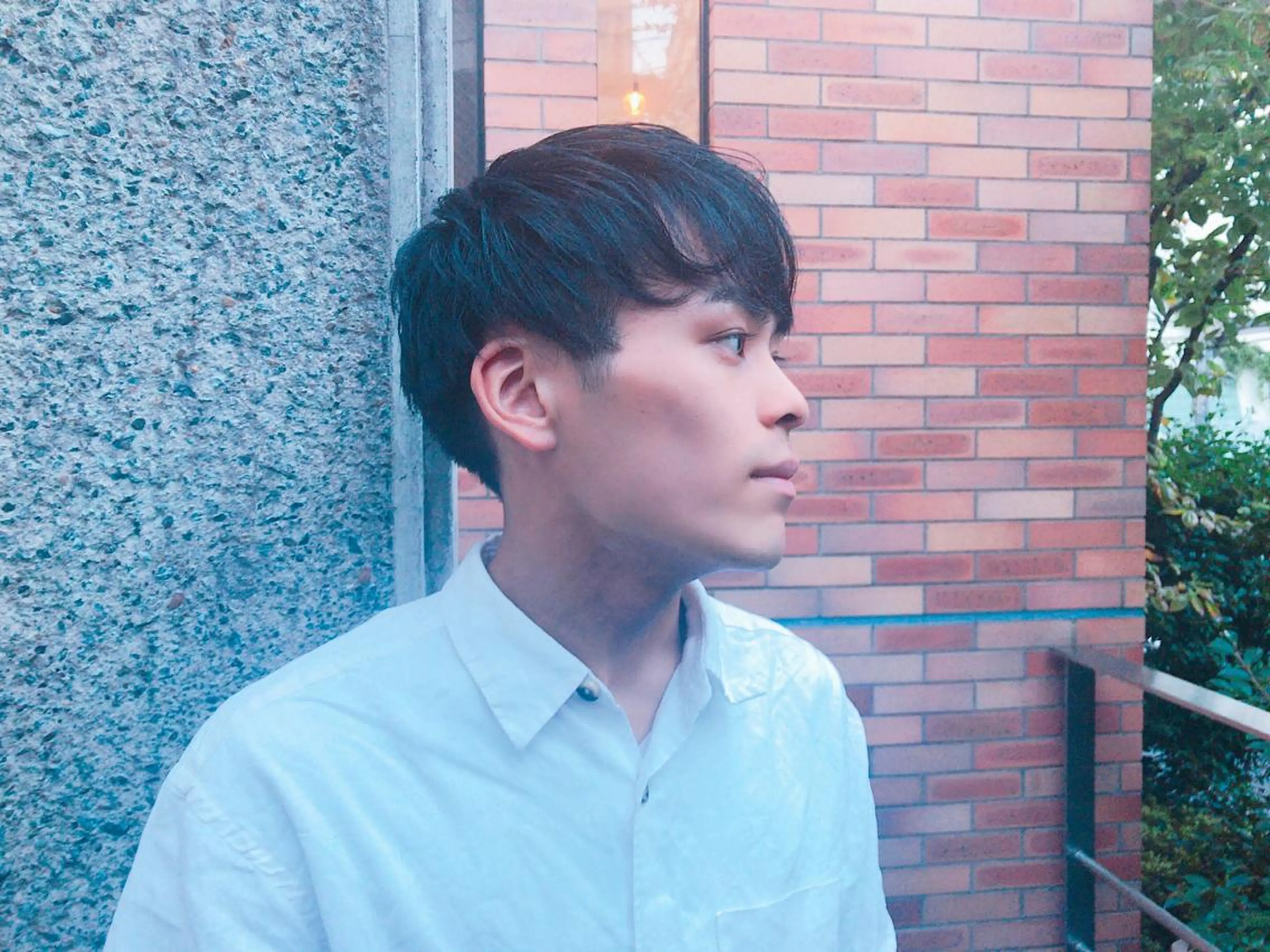 ショート カラー パーマ メンズ ちこ .のヘアスタイル