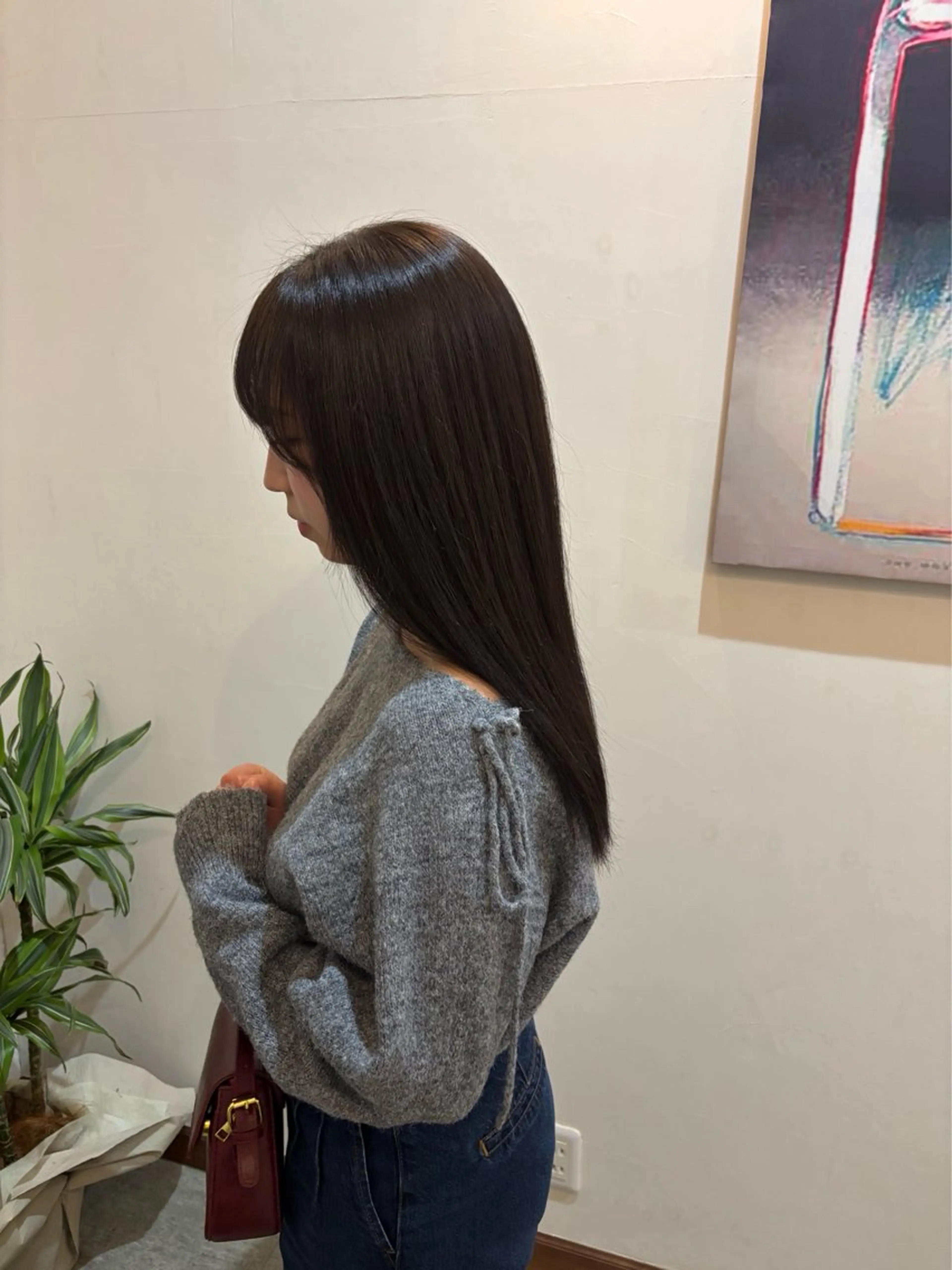 ロング カラー Cocolo hair MADO所属・兼子莉彩 ／暗髪🤎／暖色🍒のヘアスタイル