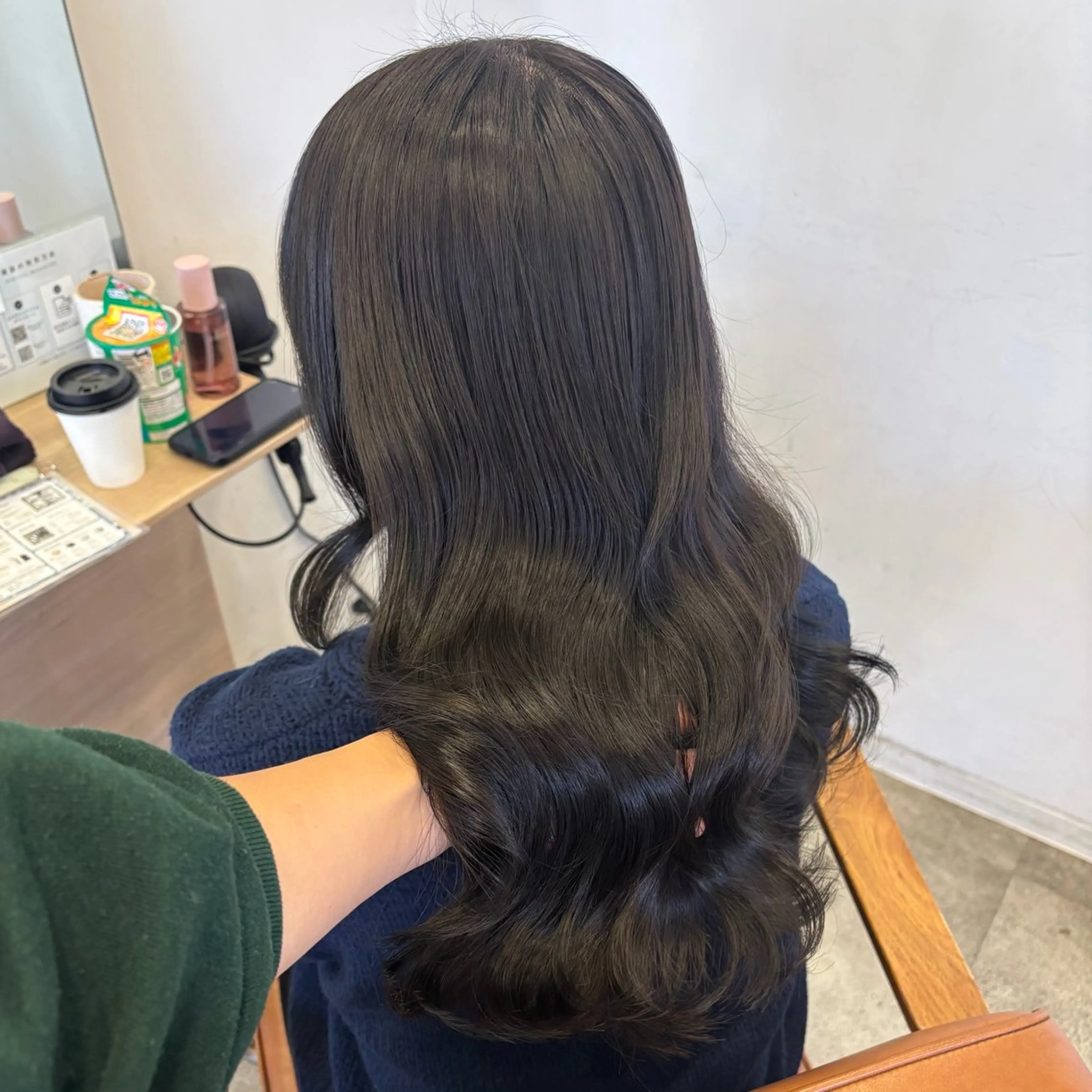 セミロング カラー ヘアカラー トリートメント うる艶カラー/ レイヤー/アスカのヘアスタイル