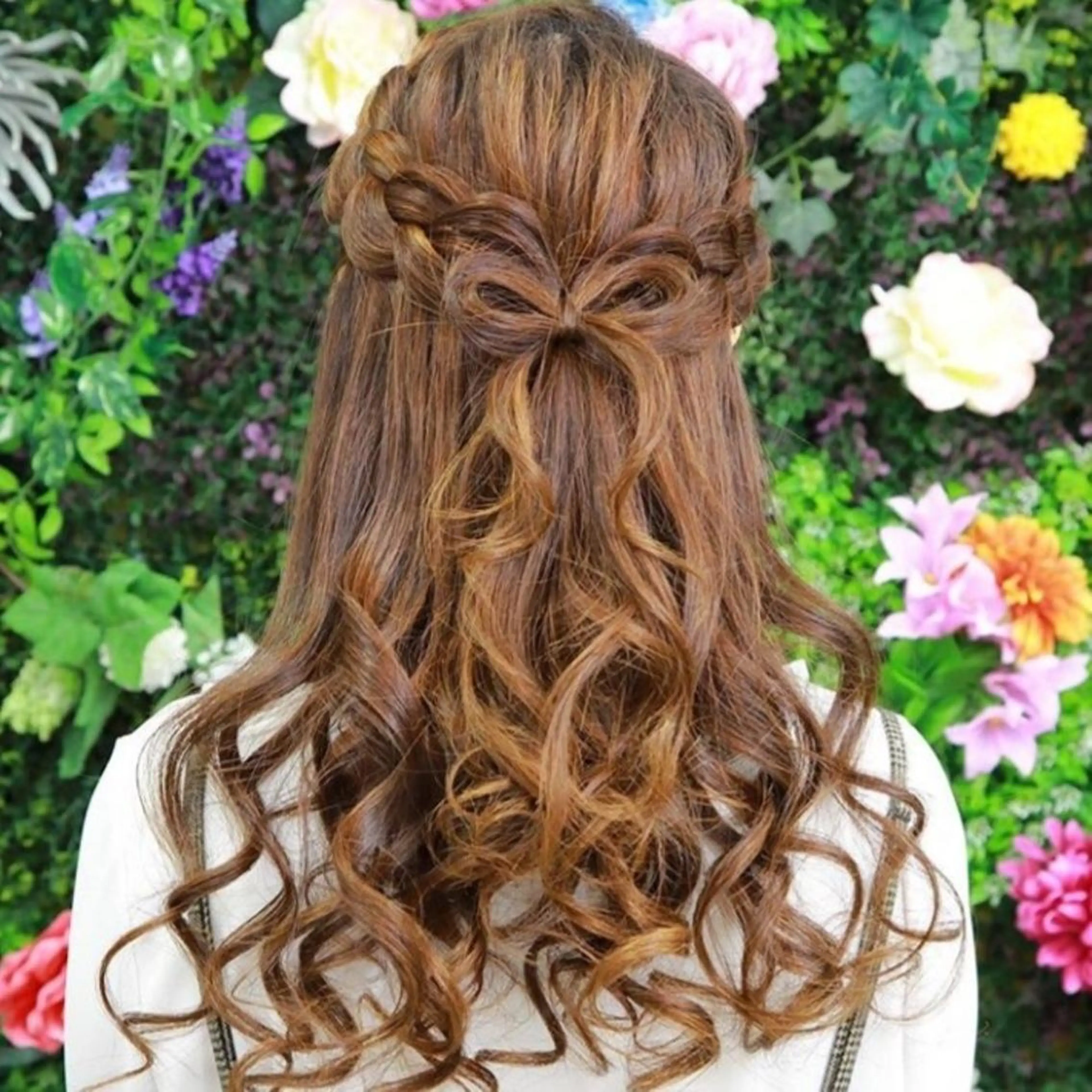 ヘアアレンジ ハーフアップ ベストシーン 新浦安のマツエク・マツパデザイン