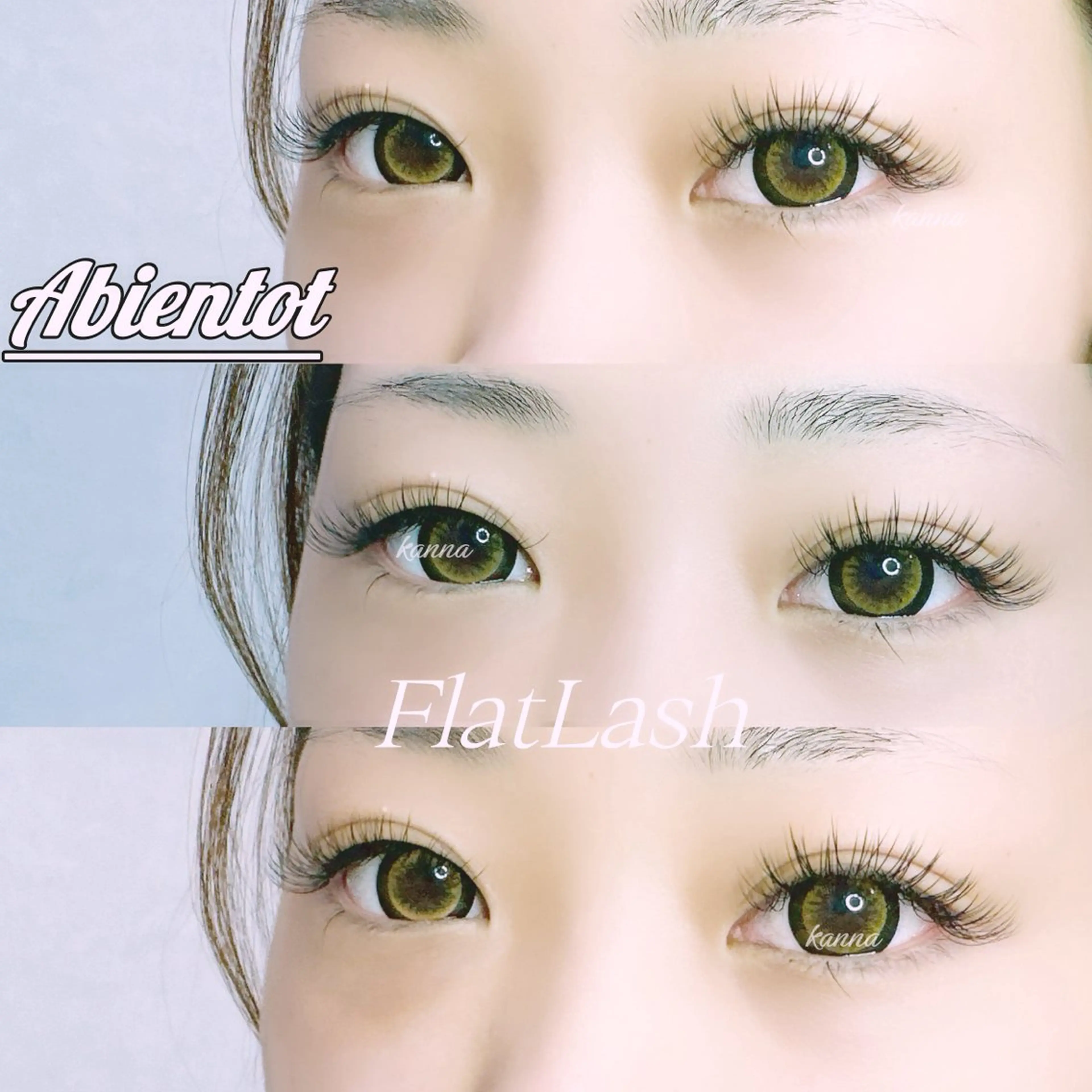 マツエク・マツパ Abientot Kannaのマツエク・マツパデザイン