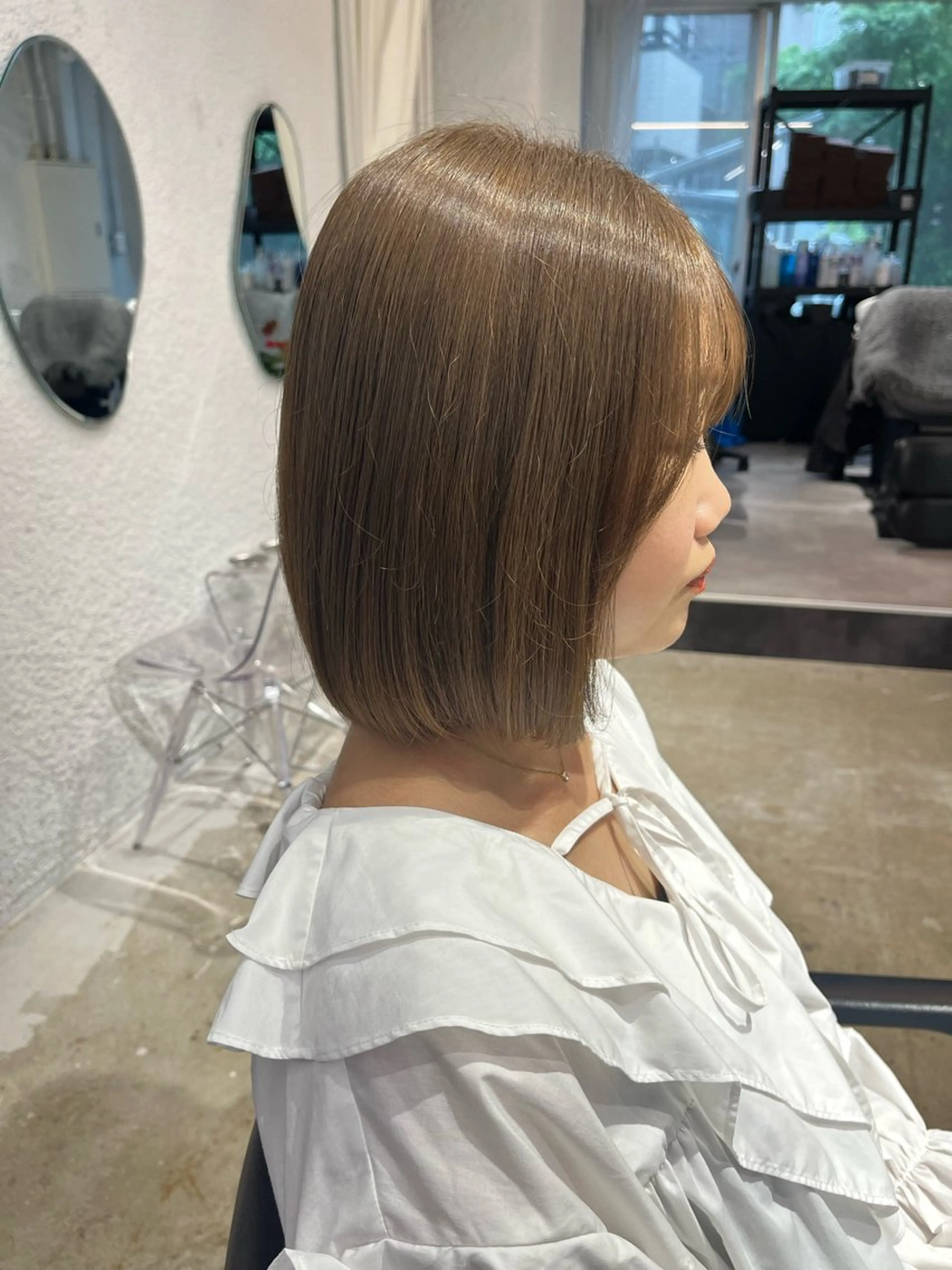 ミディアム ヘアカラー トリートメント baton  hair salon所属・✽透明感ｶﾗｰ ✽ 🍆那須ももこ🍑のヘアスタイル