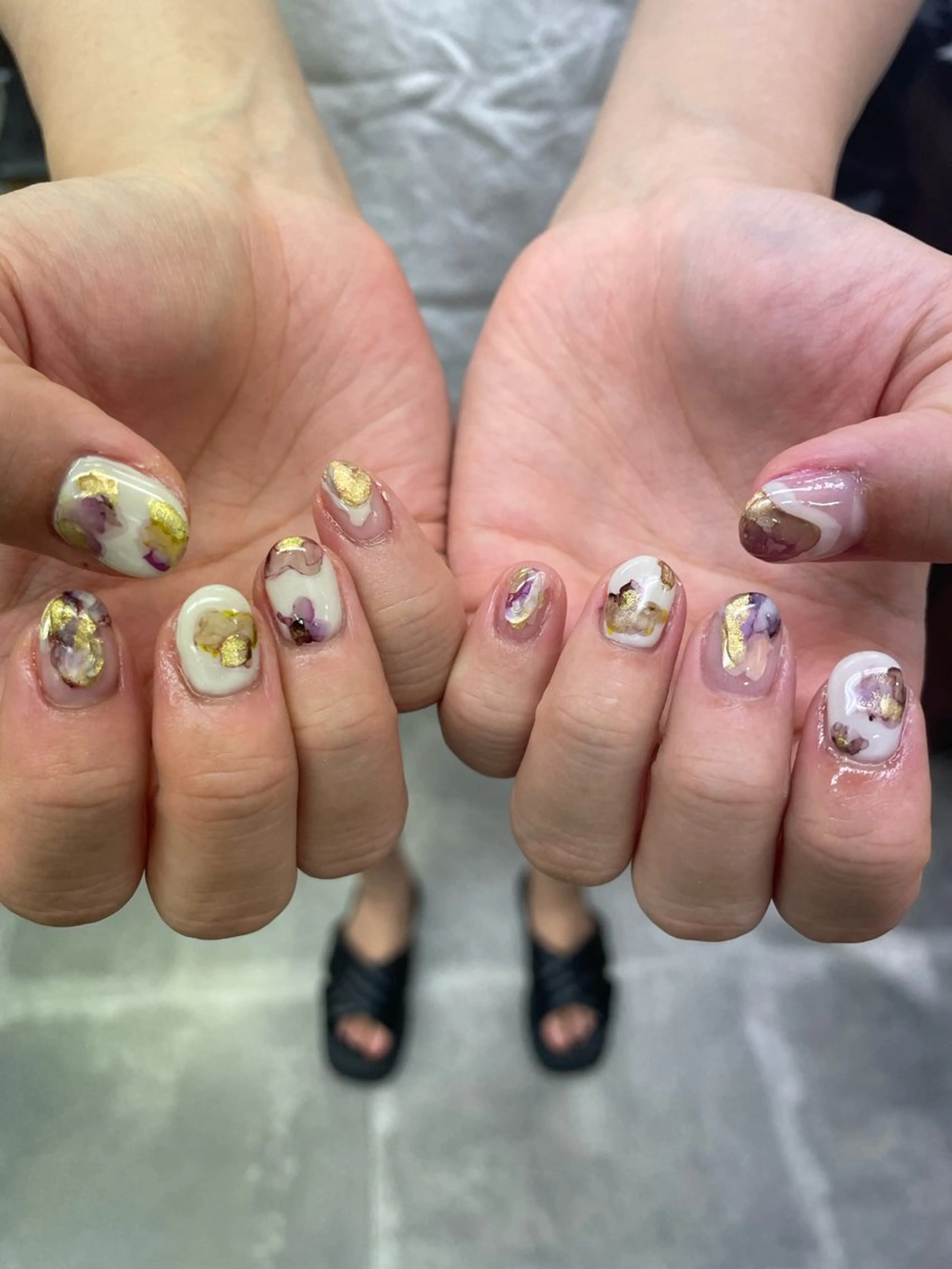 ネイル アートネイル ジェルネイル ニュアンスネイル スカルプネイル nailstudio eviz新宿店のネイルデザイン