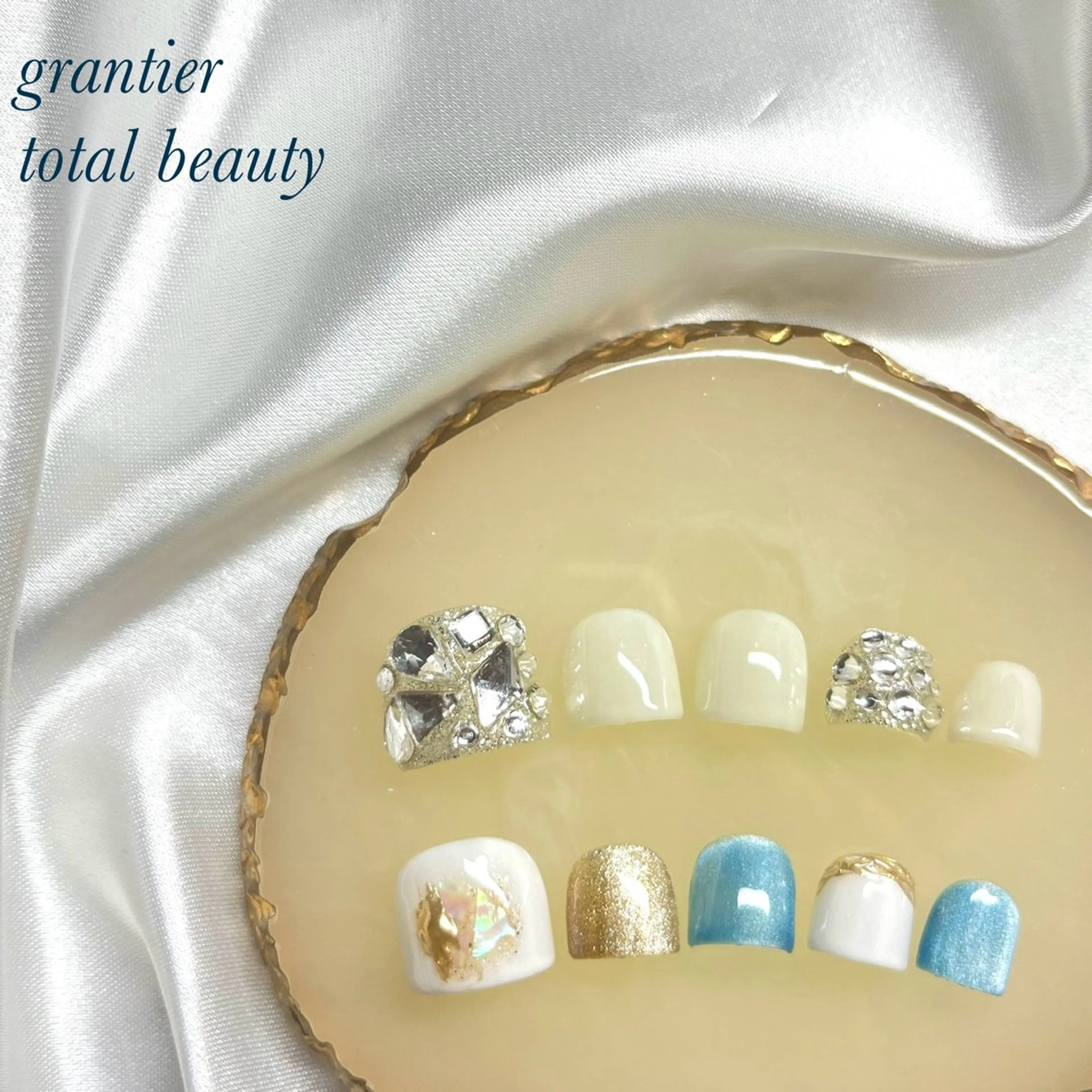 ネイル フットネイル grantier beautyのネイルデザイン