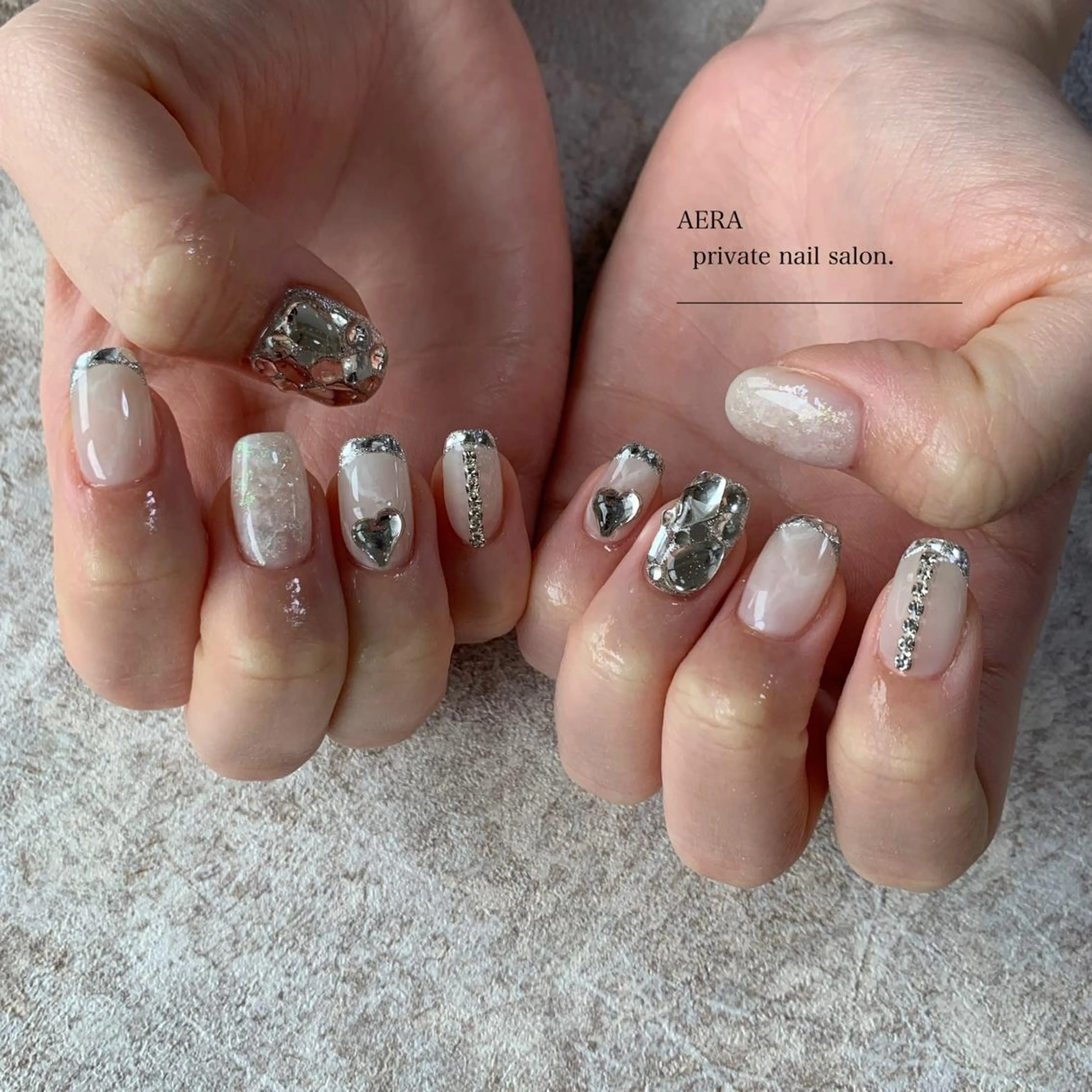 ネイル AERA nail shino🐱⸝꙳のネイルデザイン