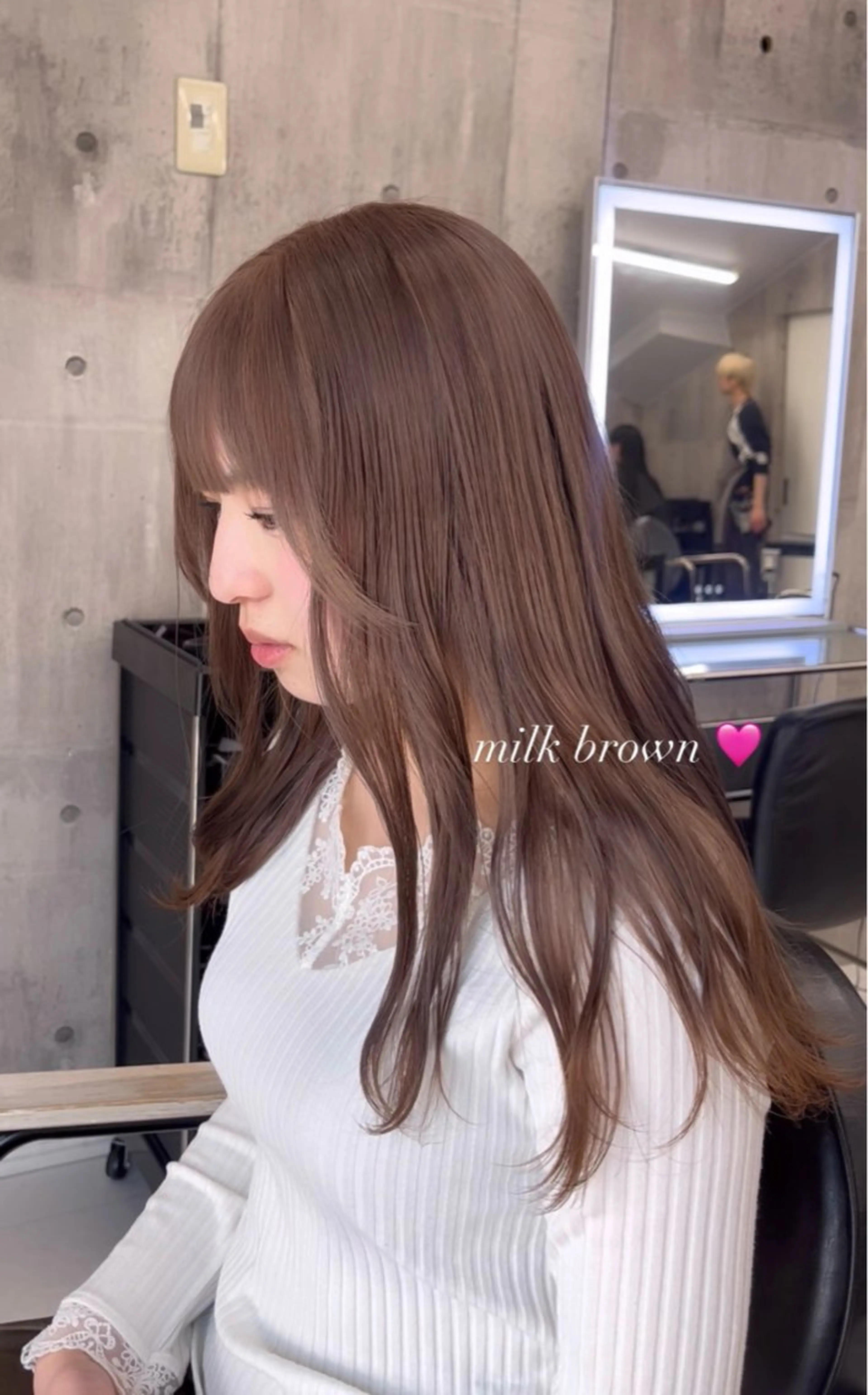 セミロング カラー ハイトーン/ゆるふわ 🎨𖥔ׁTOMO♡のヘアスタイル