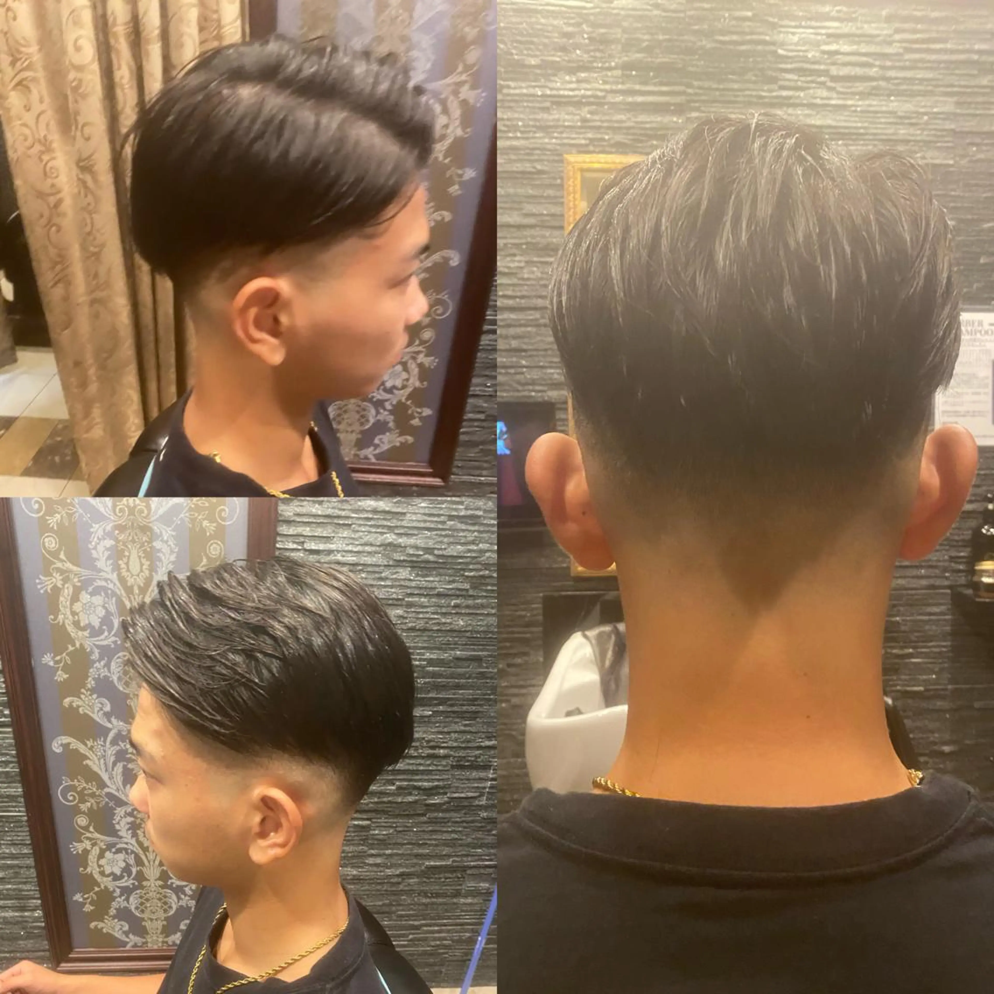 ショート メンズ フェードカット スキンフェード 菅野 綺華のヘアスタイル