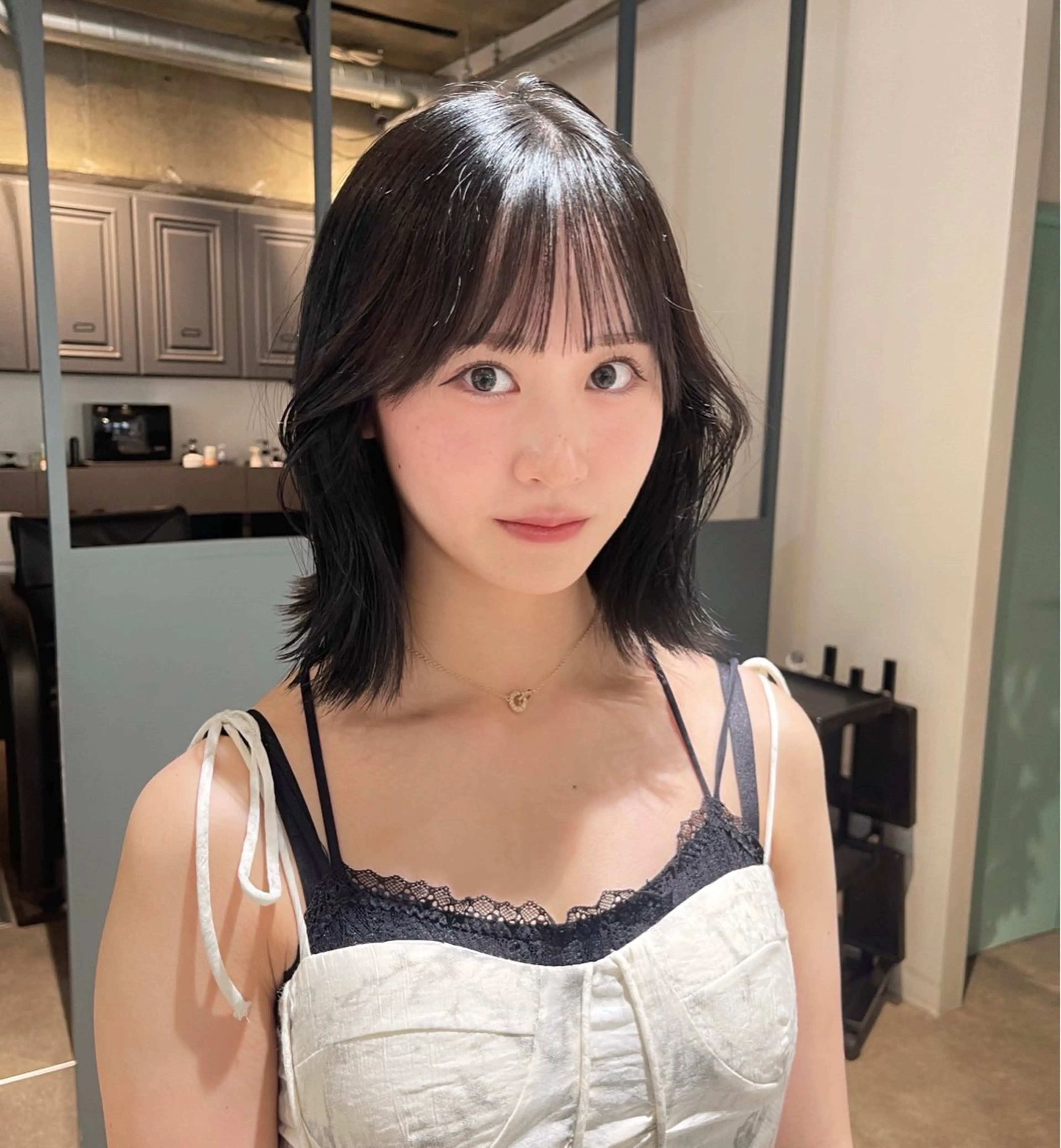 ミディアム くびれヘア ano ♡のヘアスタイル