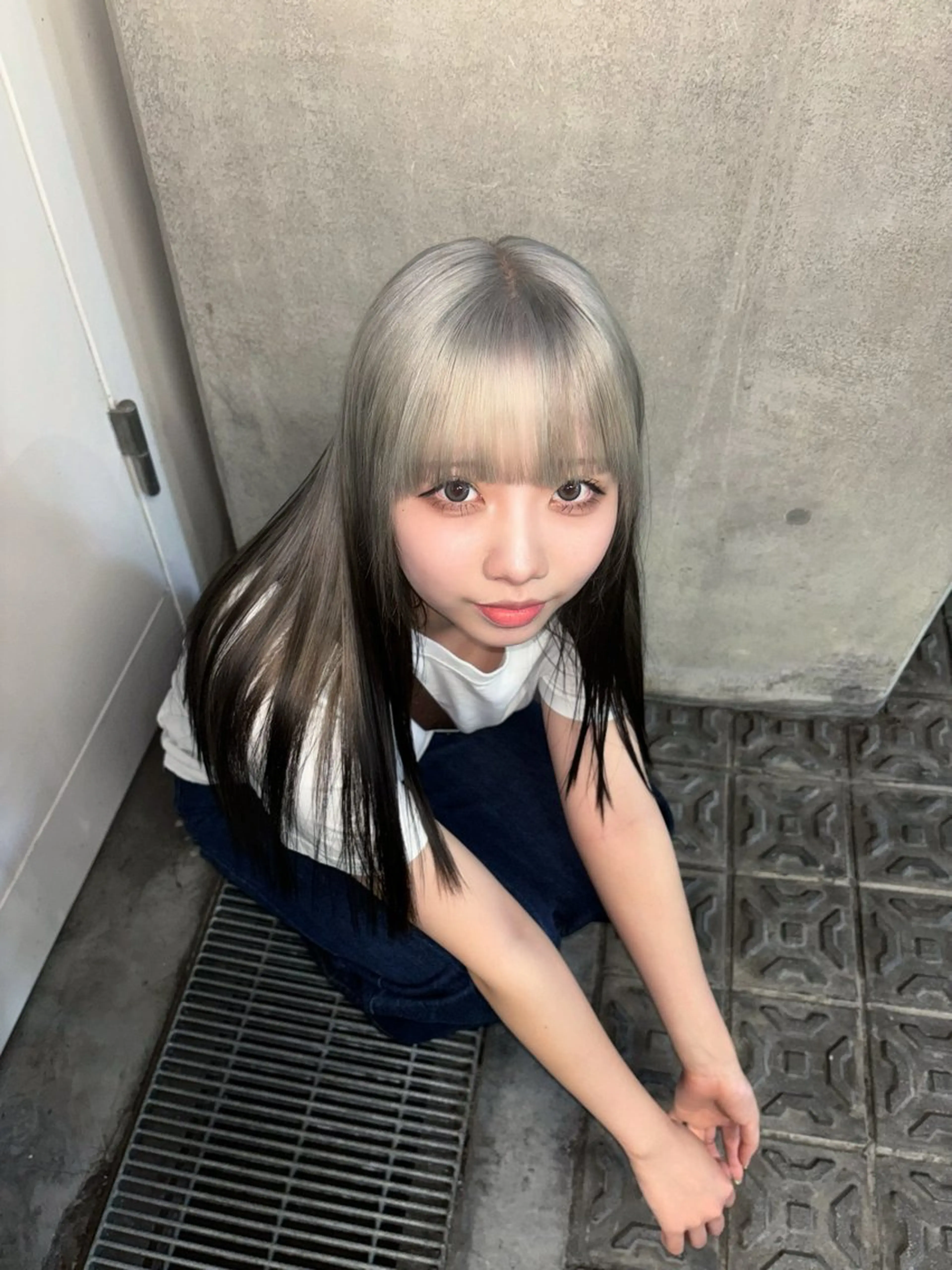 ロング カラー 💫miyu💫デザ インカラー/アレンジのヘアスタイル