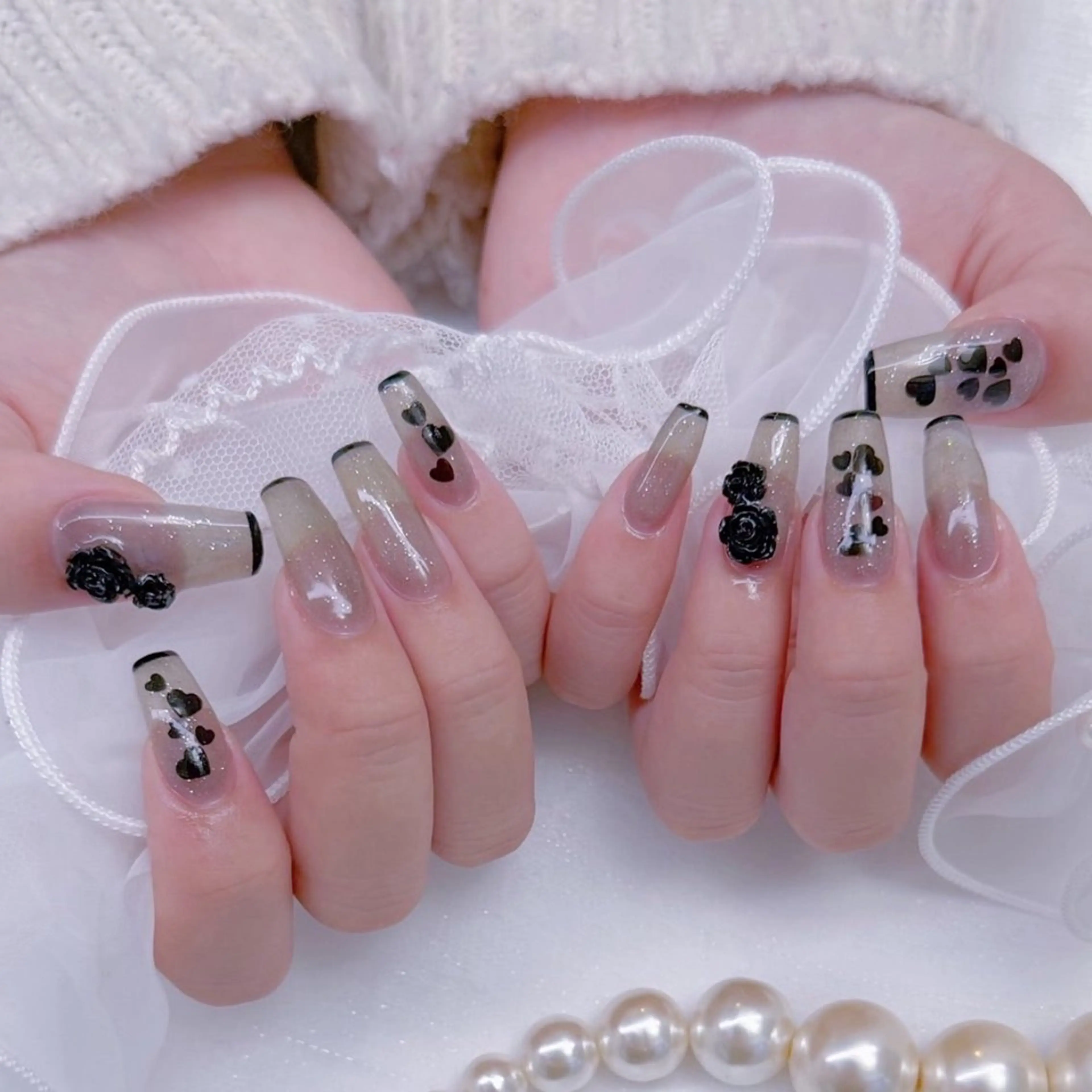 ネイル ハンドネイル Romymoon nail帆南☾ ໋のネイルデザイン