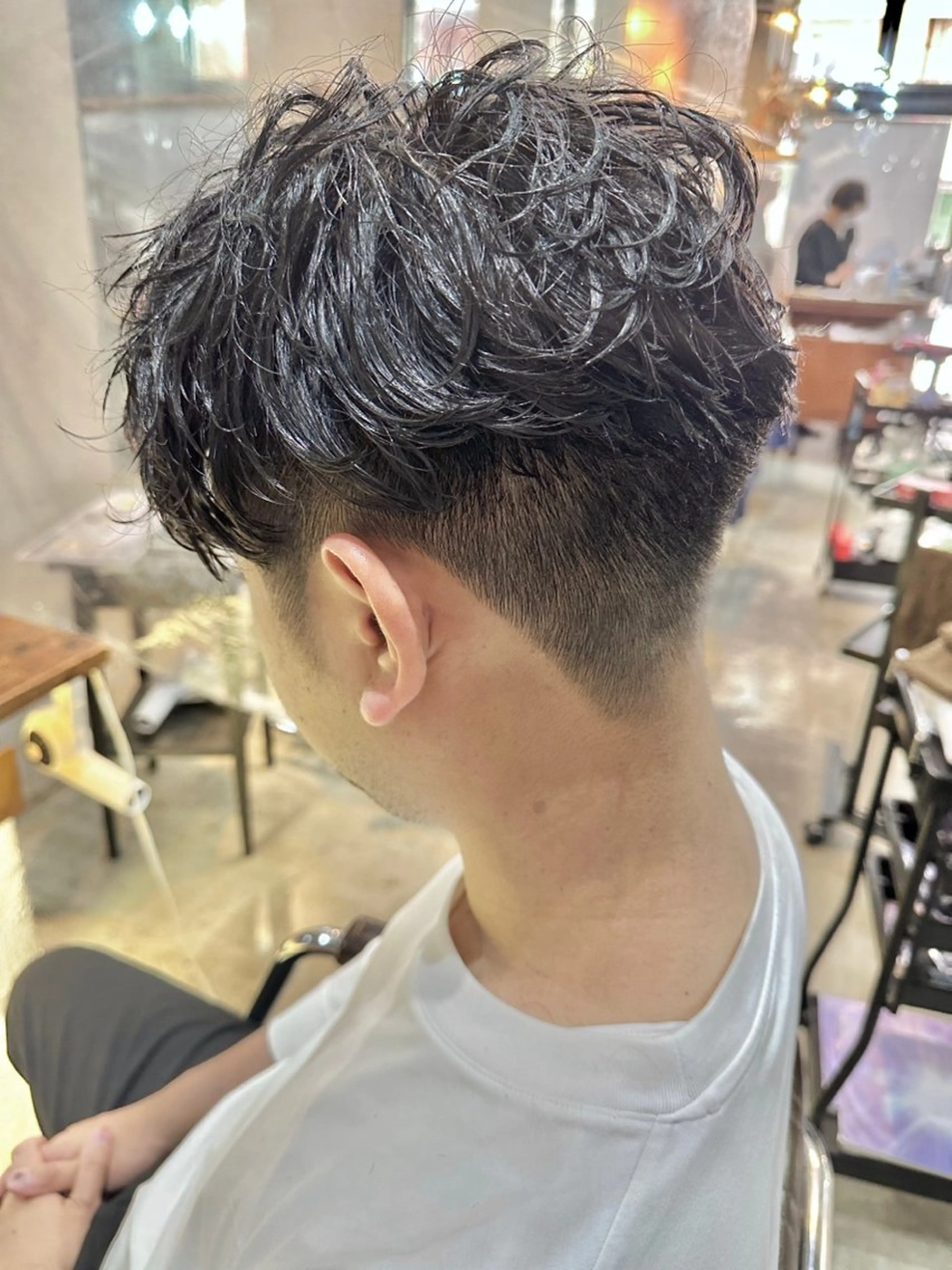 パーマ メンズ 幕田 希耀美のヘアスタイル