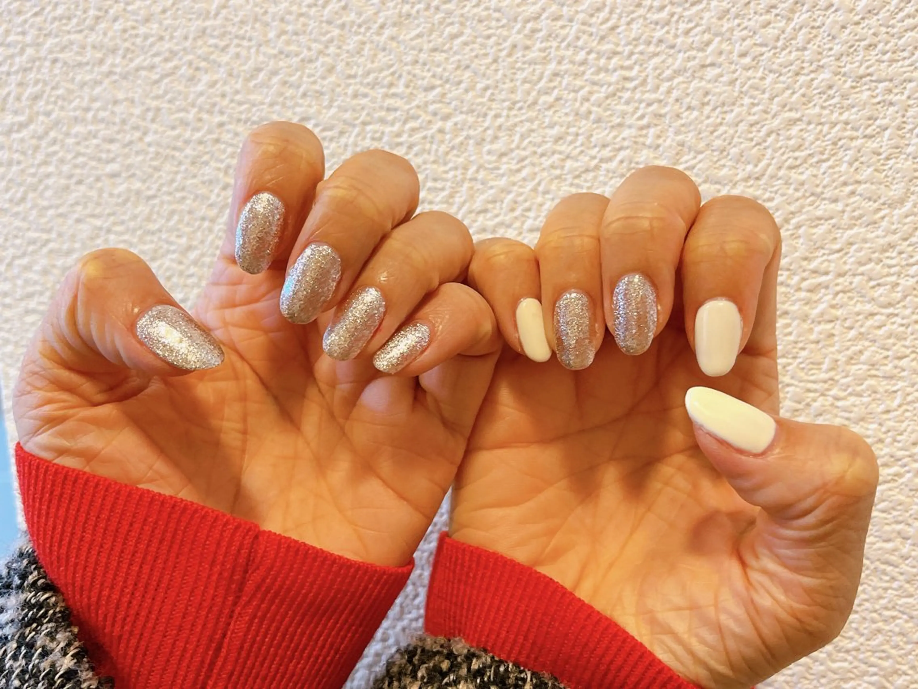 ネイル オーロラネイル フットネイル フレンチネイル ジェルネイル 韓国ネイル ハンドネイル mogunail &blowのネイルデザイン