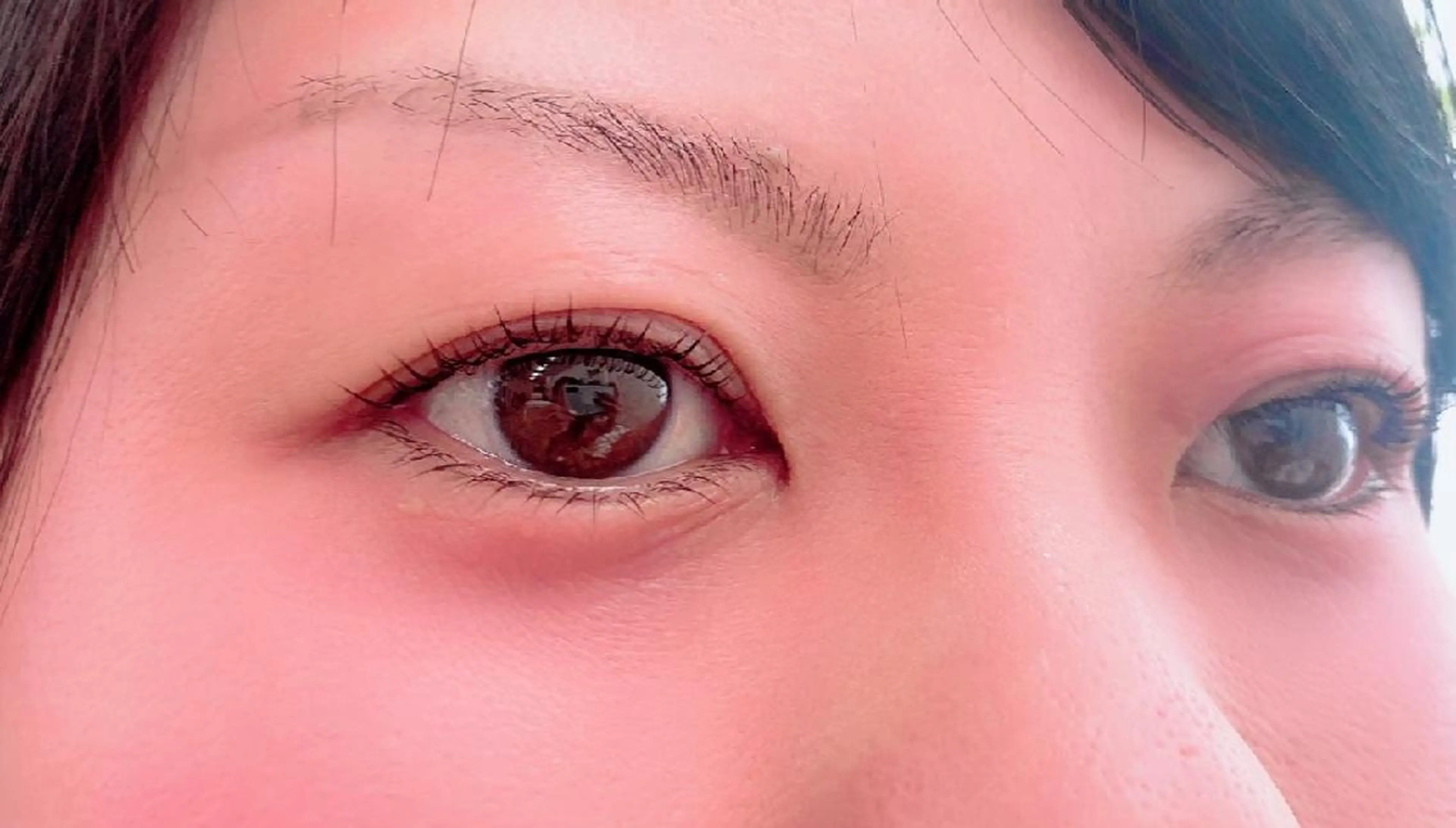 マツエク・マツパ 付け放題 フラットラッシュ まつげパーマ 下まつげエクステ 一重×まつ毛パーマ マツパ 吉岡 ゆうなのマツエク・マツパデザイン