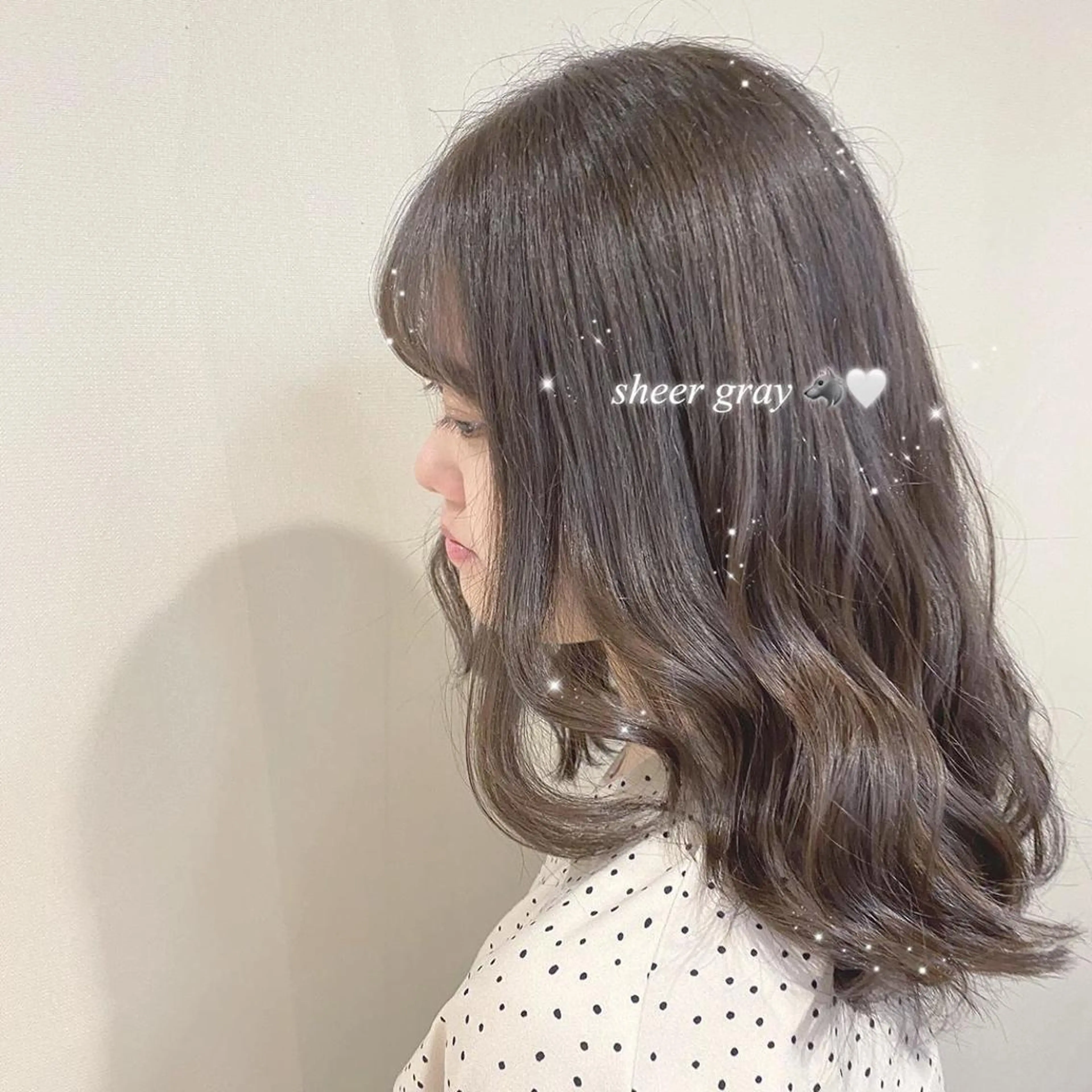 セミロング 𝙢𝙞𝙮𝙪🎀 girly hairのヘアスタイル