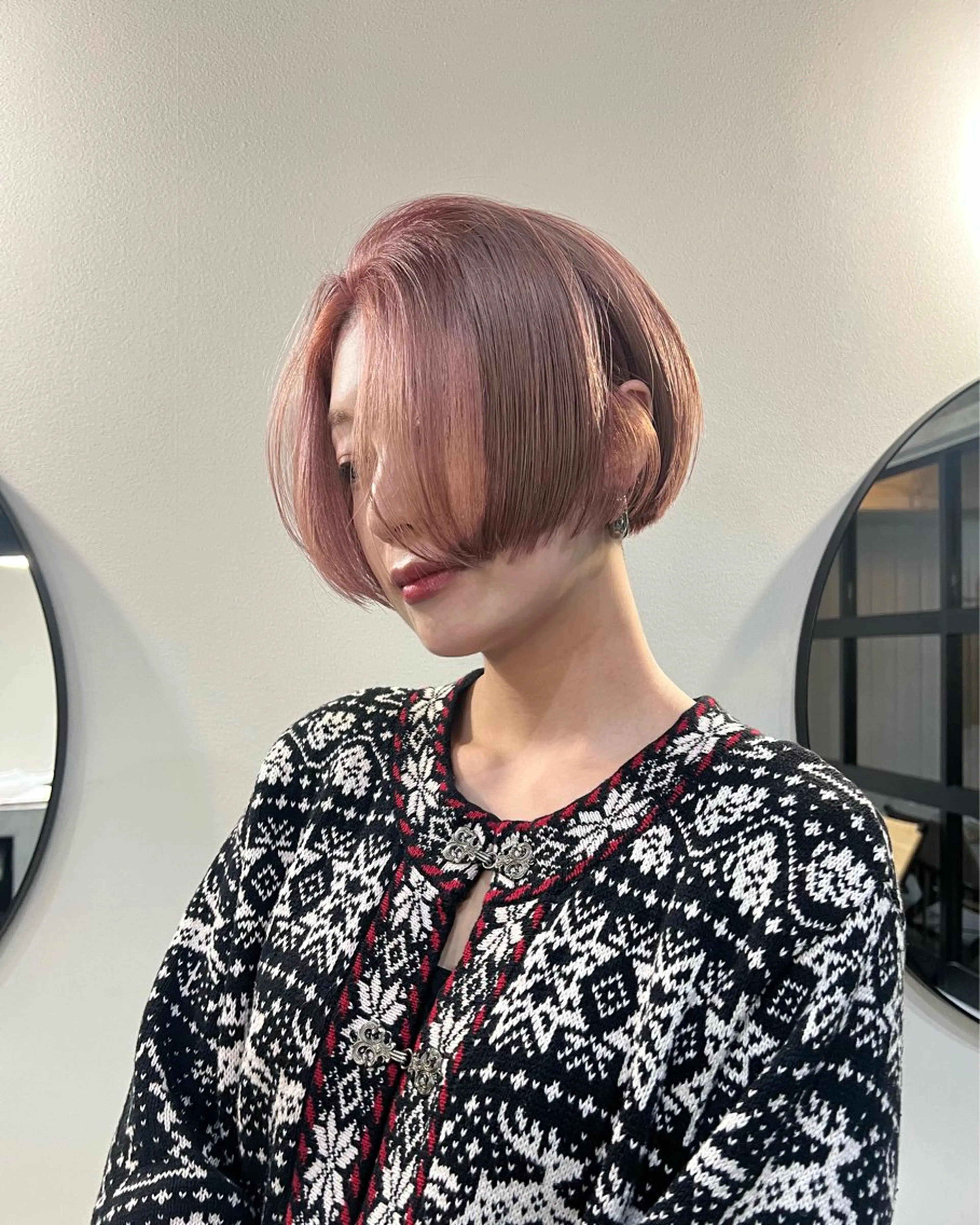 ショート LA KING KYOTO所属・LA KING 👑 【ハーツ】艶髪のヘアスタイル