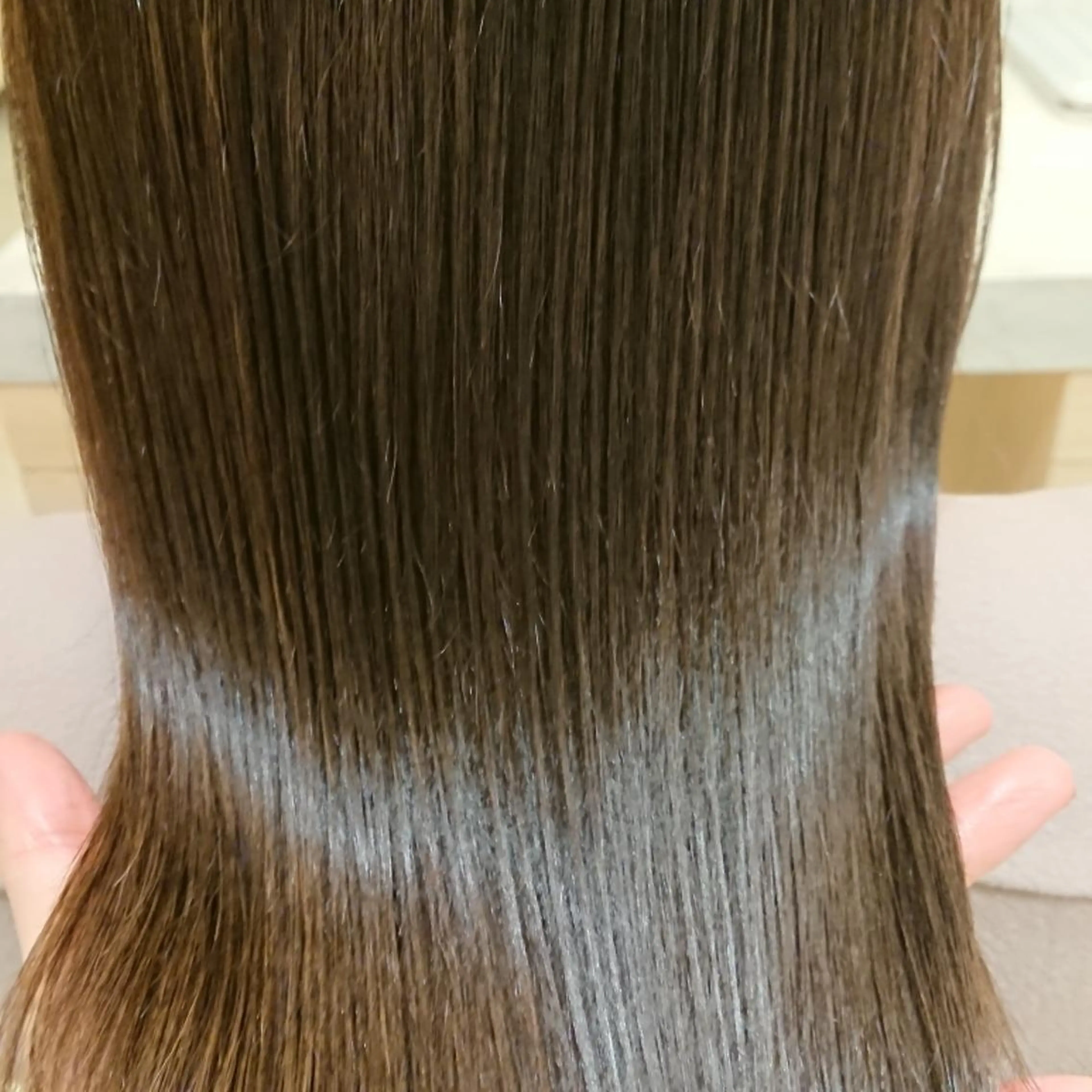 セミロング 髪質改善 縮毛矯正 カット 縮毛矯正 トリートメント crea   芦田 武栄のヘアスタイル