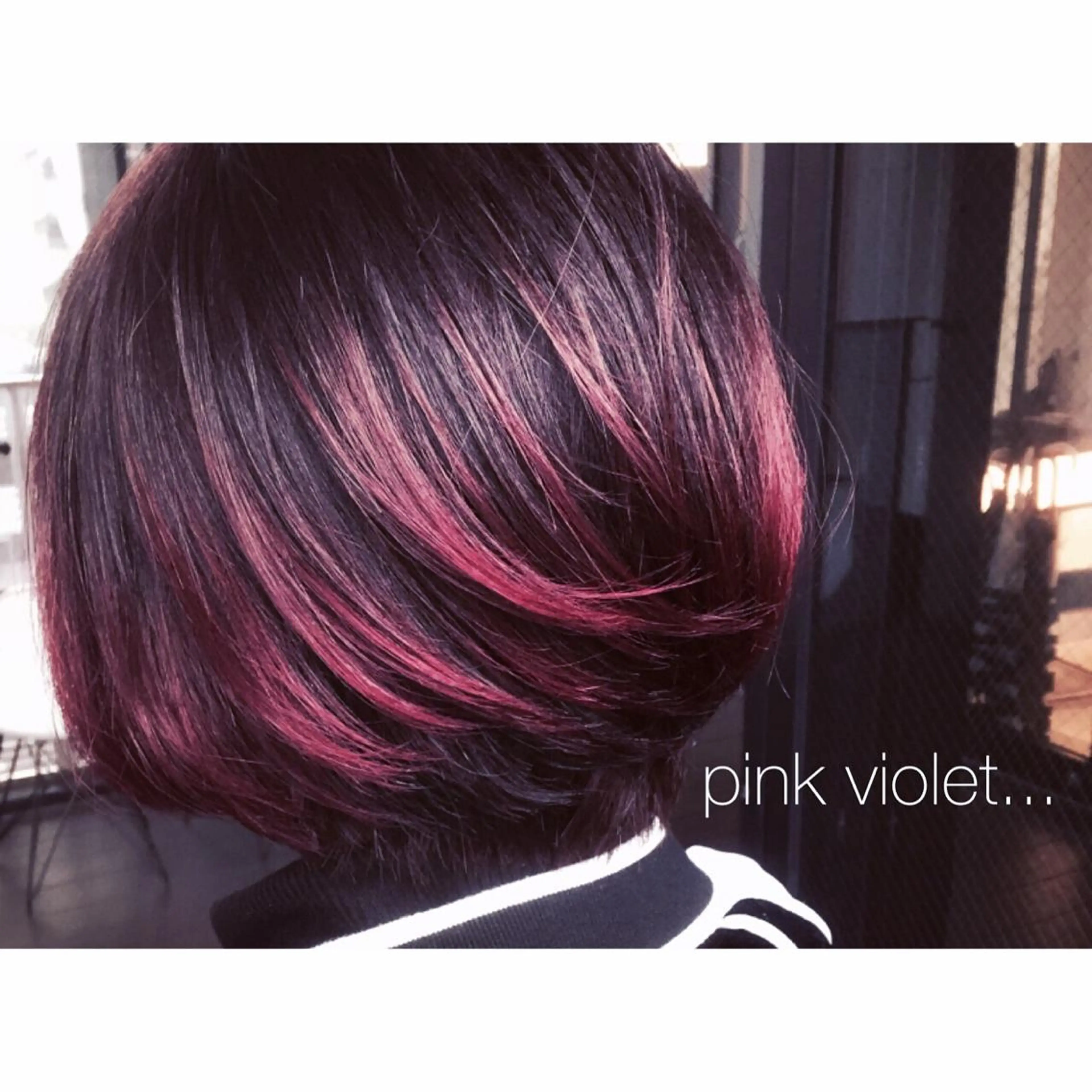 ショート カラー グラデーションカラー ピンクカラー バイオレットカラー 【 DIPTH 】 代表コウキ🥇のヘアスタイル