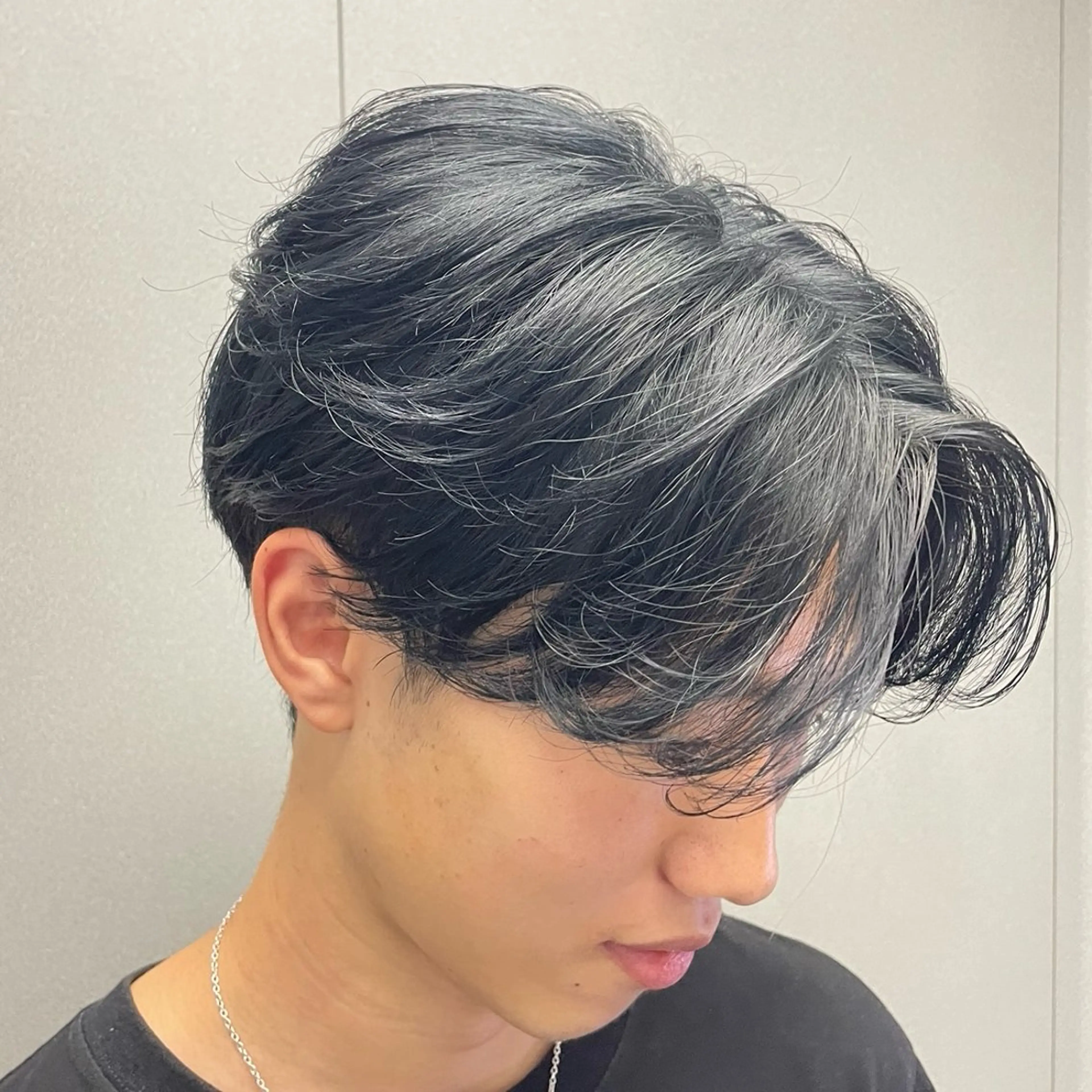 ミディアム カラー ヘアアレンジ メンズ fifth 石川 凪のヘアスタイル