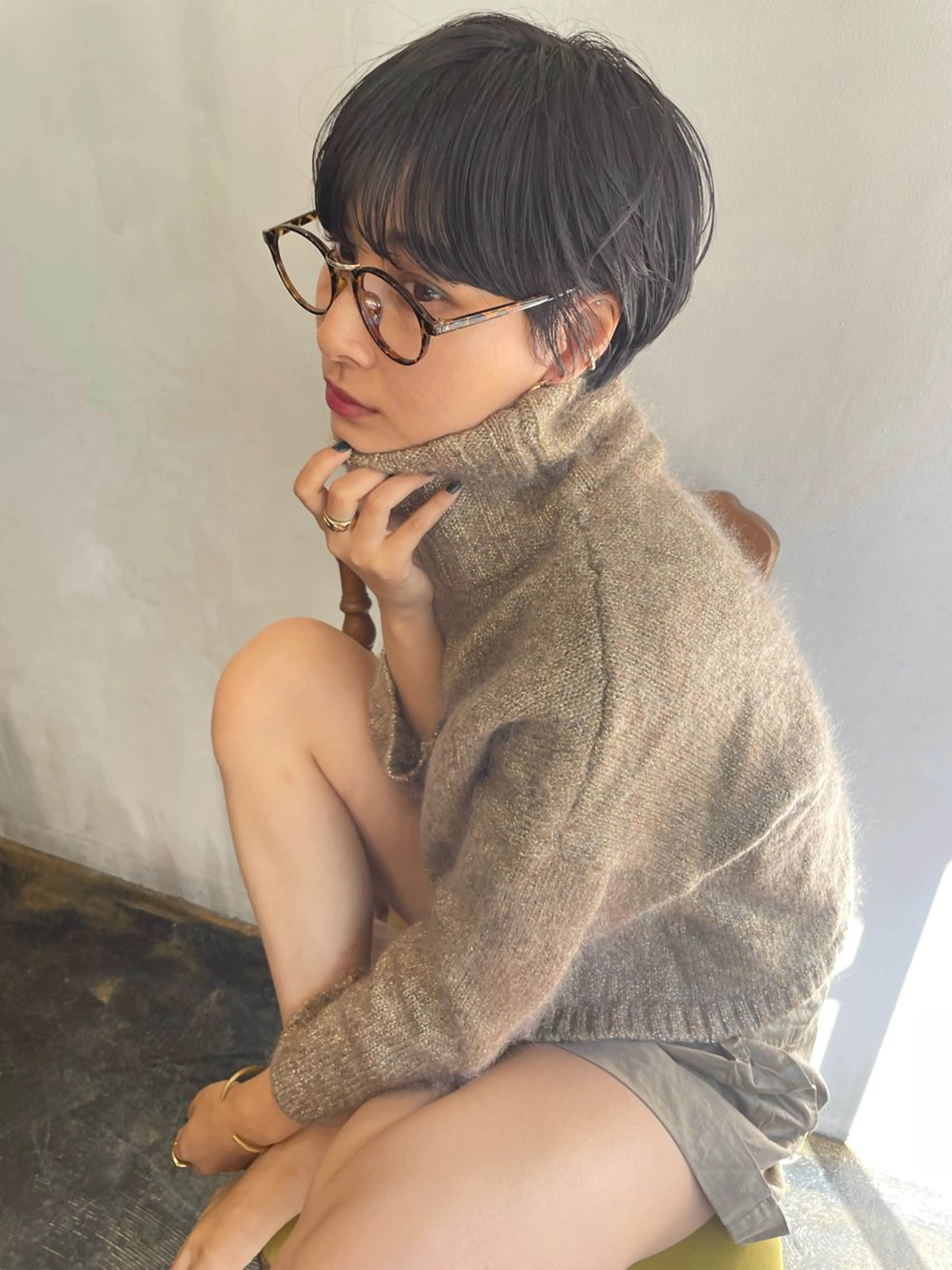 ショート ショート/ボブ/ 心斎橋/宮脇美奈のヘアスタイル