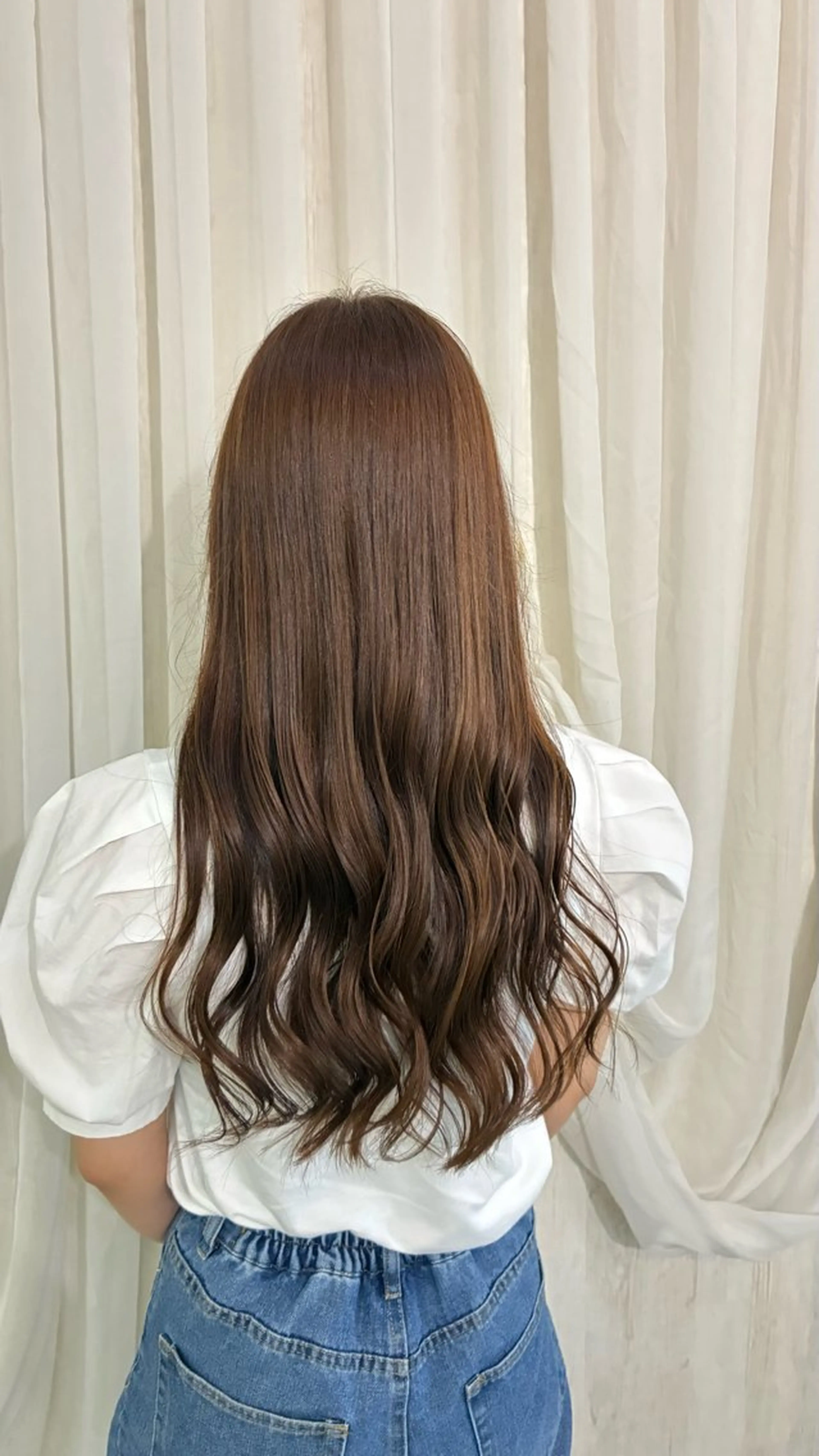 セミロング カラー ヘアアレンジ ヘアカラー 🌟小出　倫花🌟 艶カラー／カットのヘアスタイル