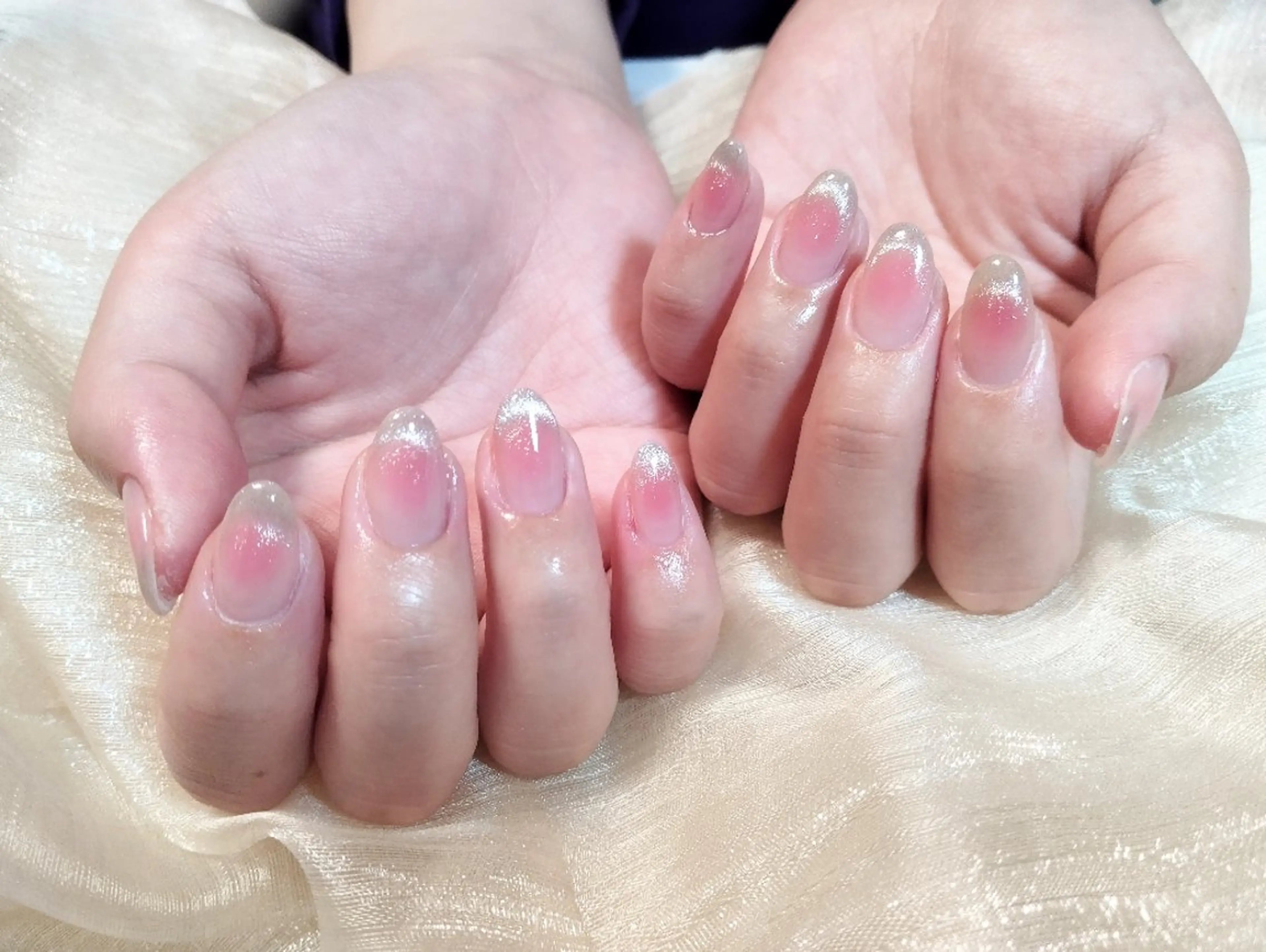 ネイル チークネイル フレンチネイル マグネットネイル マグネットフレンチ ハンドネイル ハンドケア ＤI'A ネイルサロンのネイルデザイン