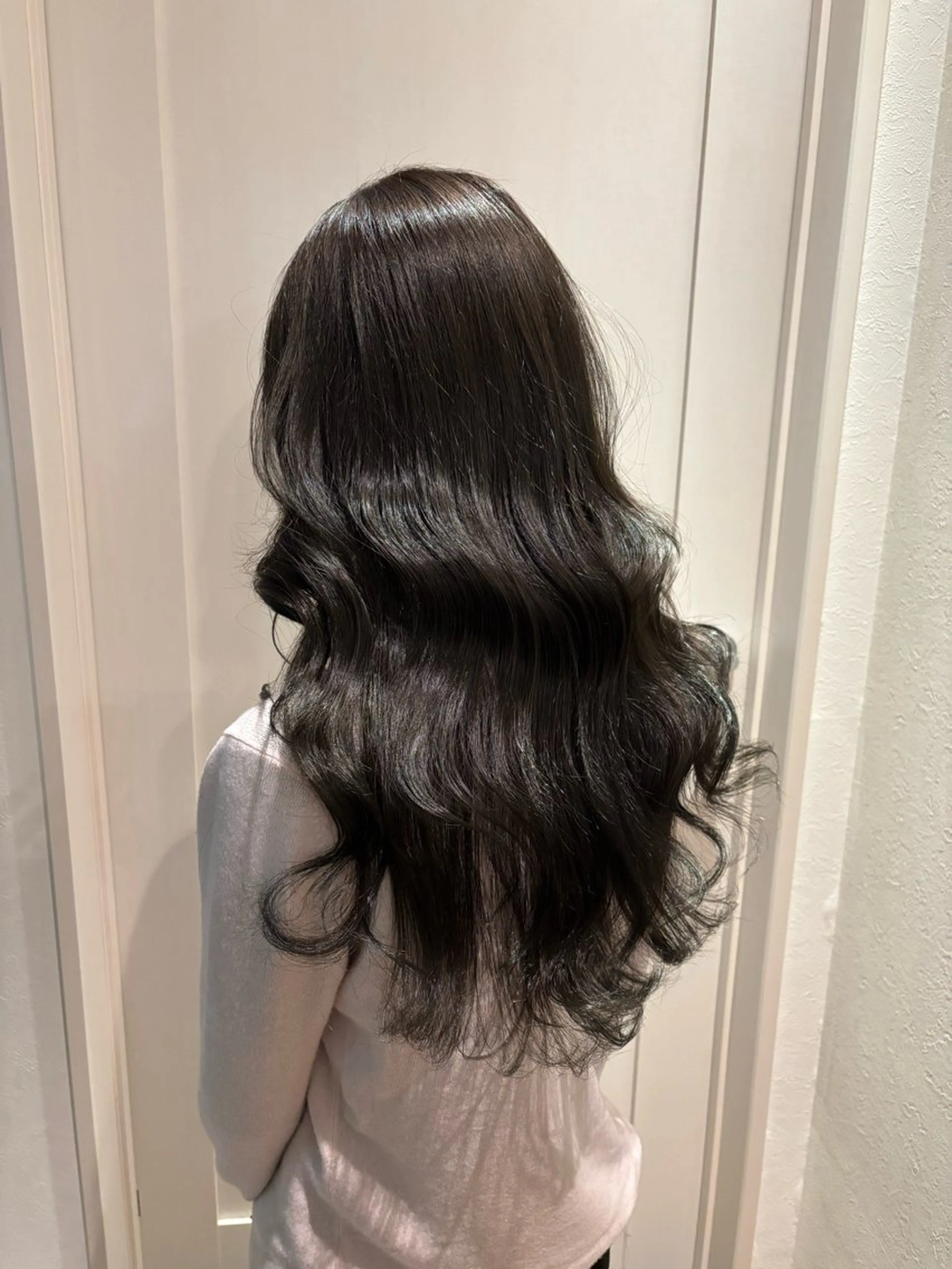 ロング Laffy所属・米倉 柚葉のヘアスタイル