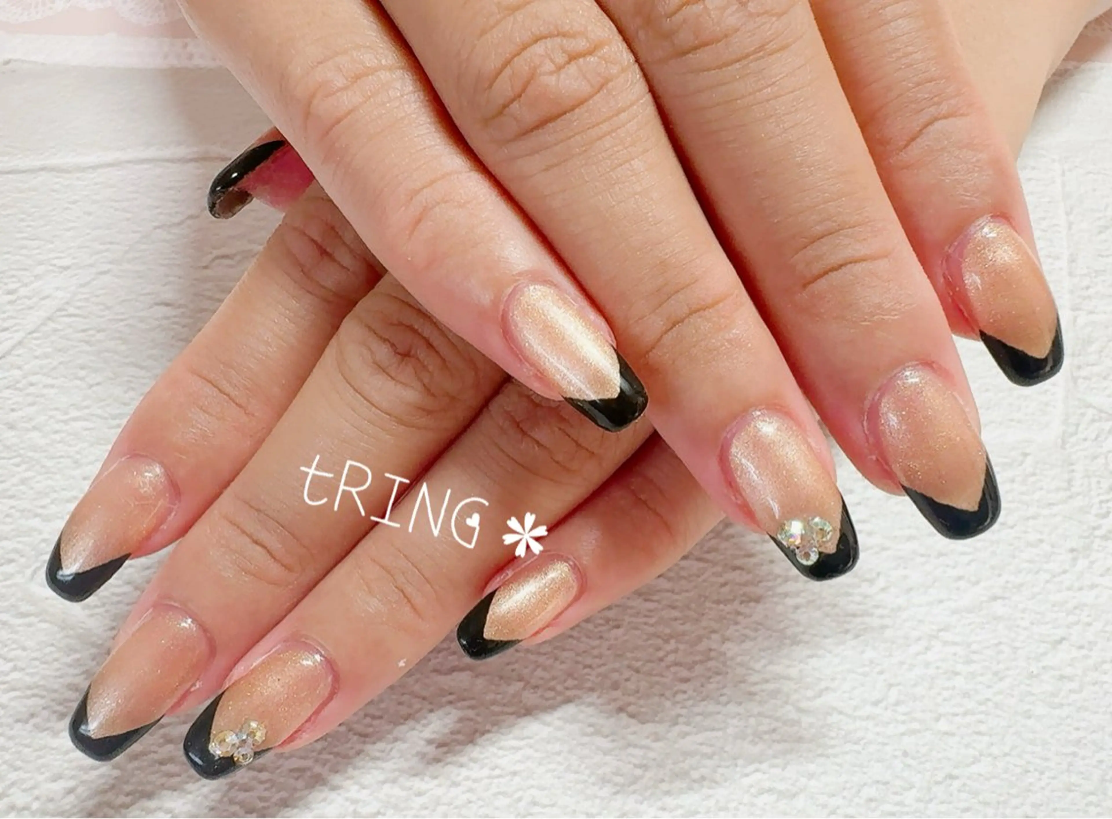 ネイル ハンドネイル tRING＊ しいの木台のネイルデザイン