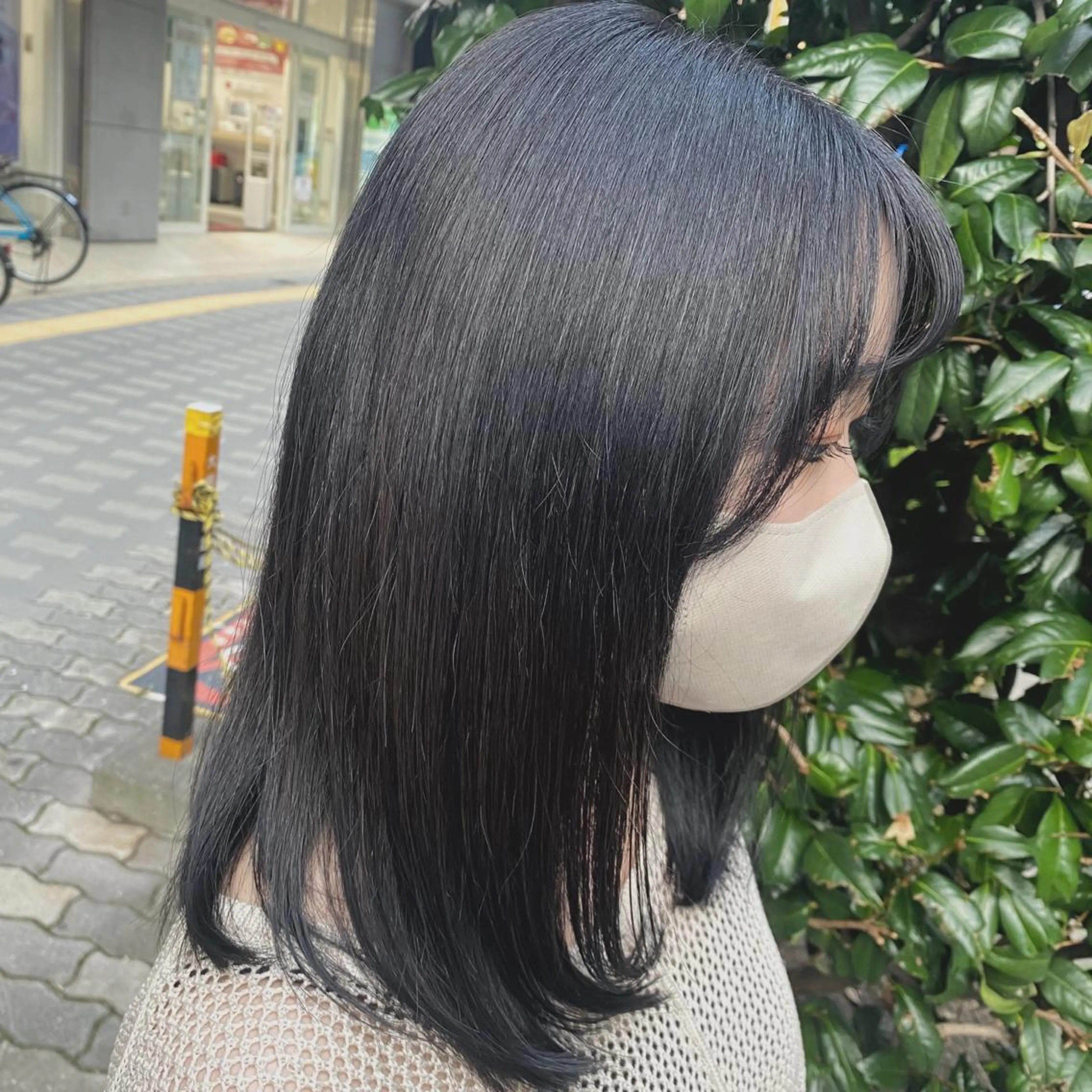 セミロング カラー 透明感カラー/京橋/ reikoのヘアスタイル