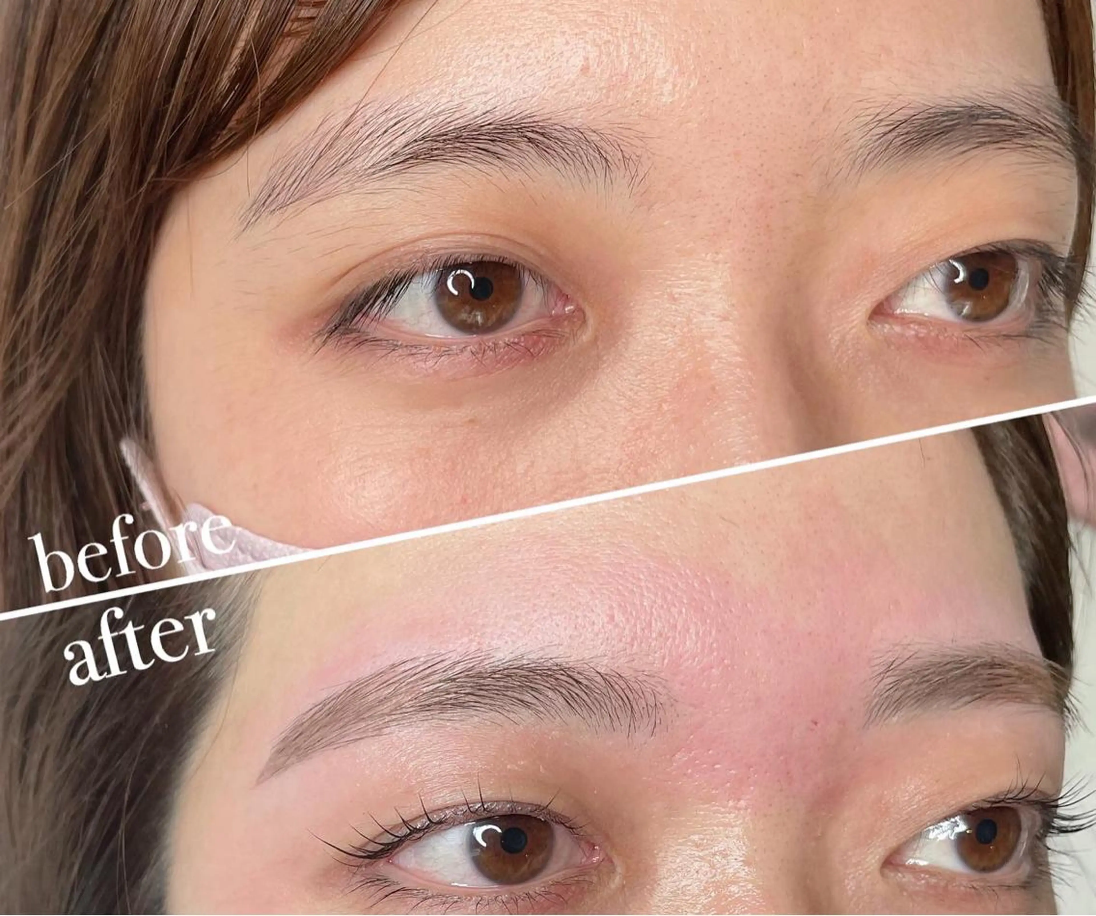 アイブロウ 眉毛ワックス脱毛 ma riのネイルデザイン