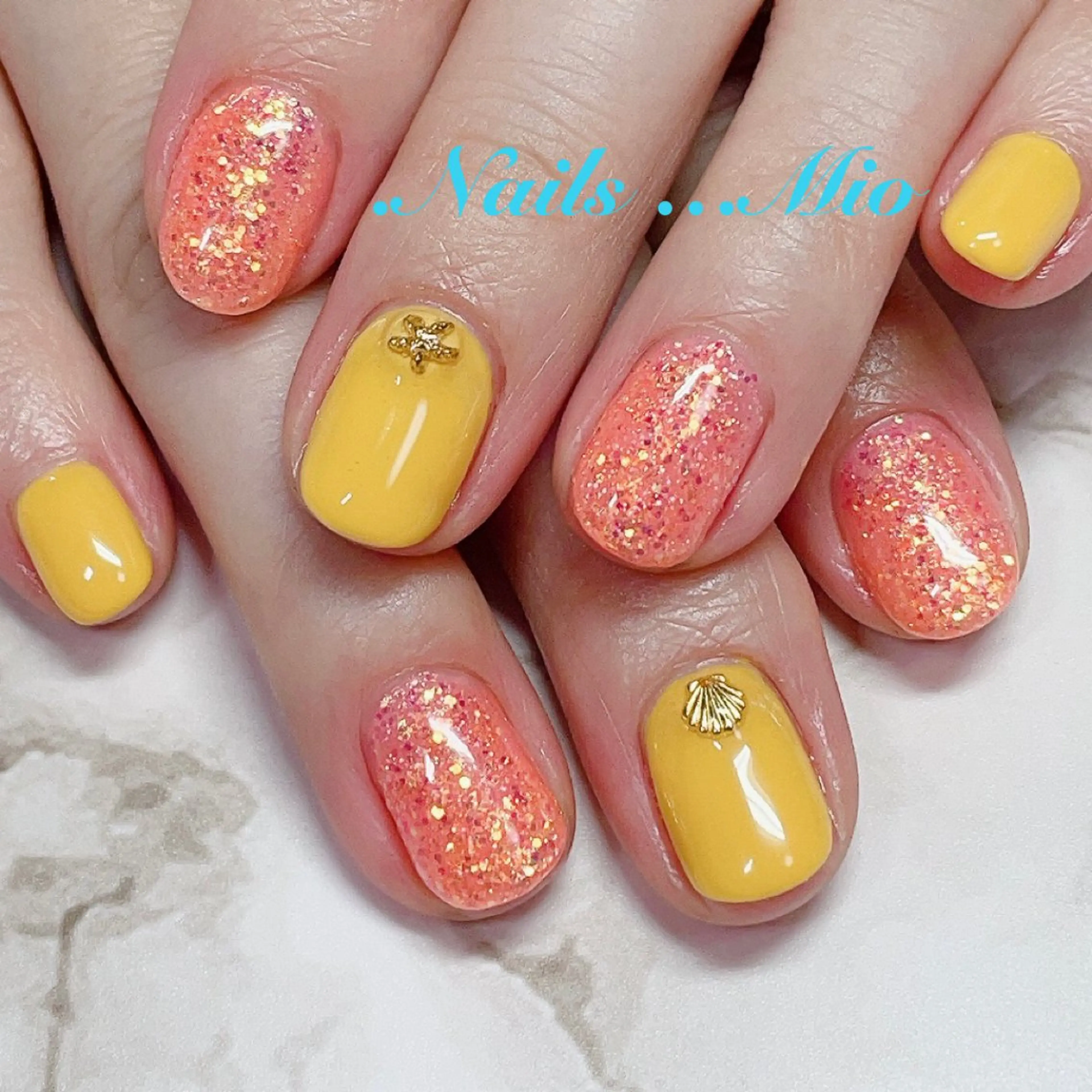 ネイル アートネイル ジェルネイル ワンカラーネイル .Nails Mio 赤羽西ネイルサロンのネイルデザイン