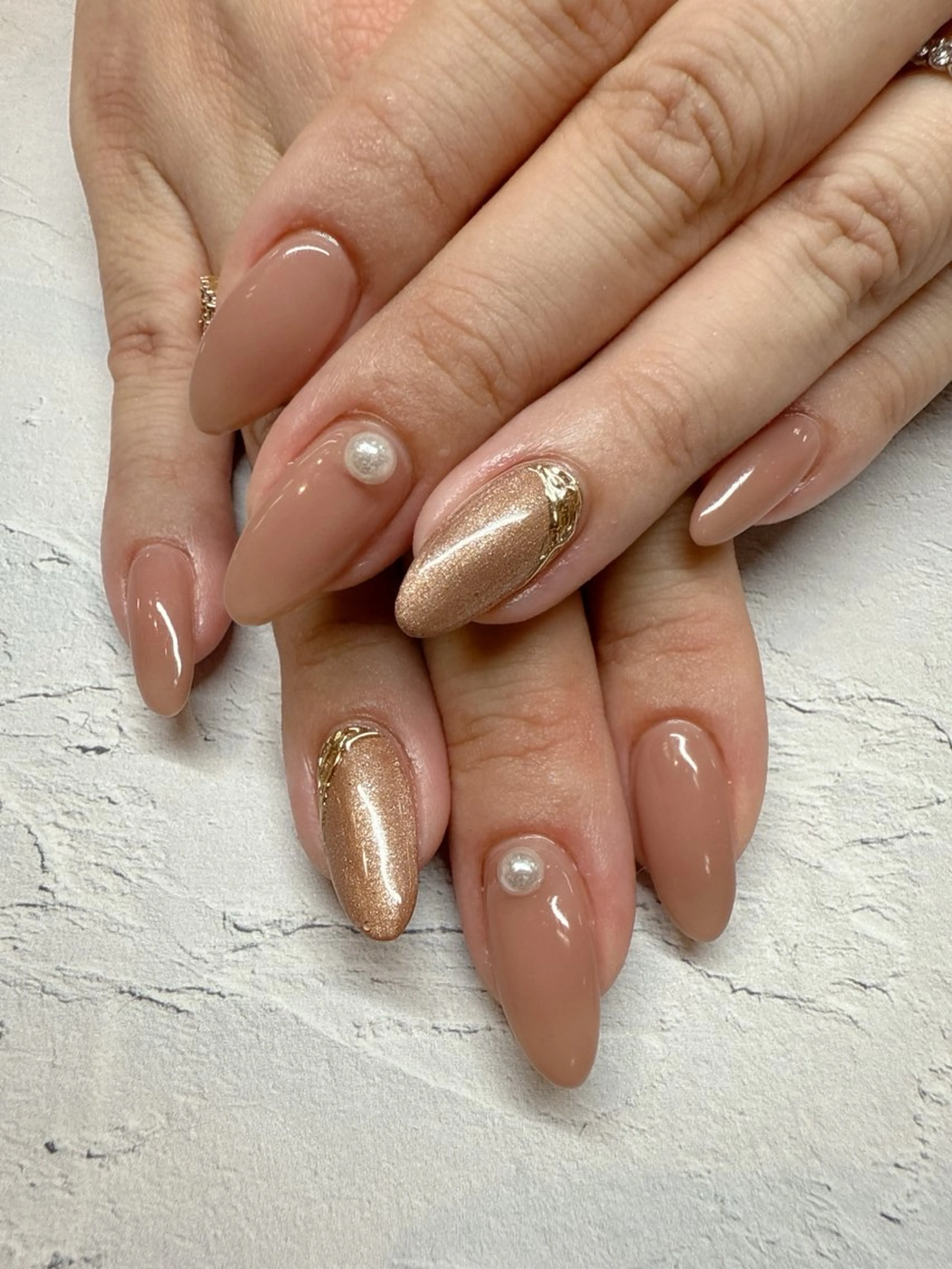 ネイル アートネイル ミラーネイル ハンドネイル nailist SATO【銀座】のネイルデザイン