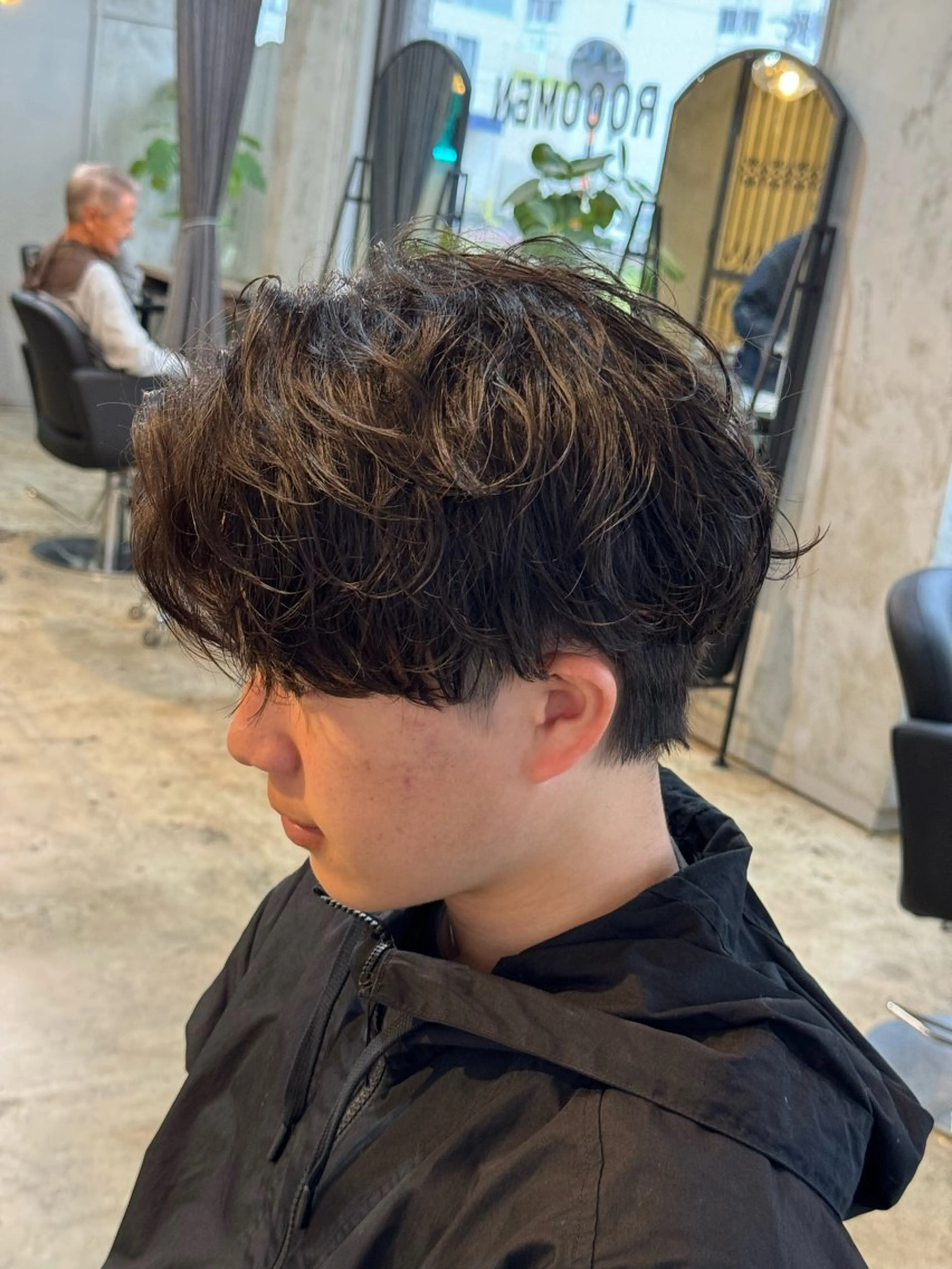 men’sカット＋シャドウパーマ🌀の写真