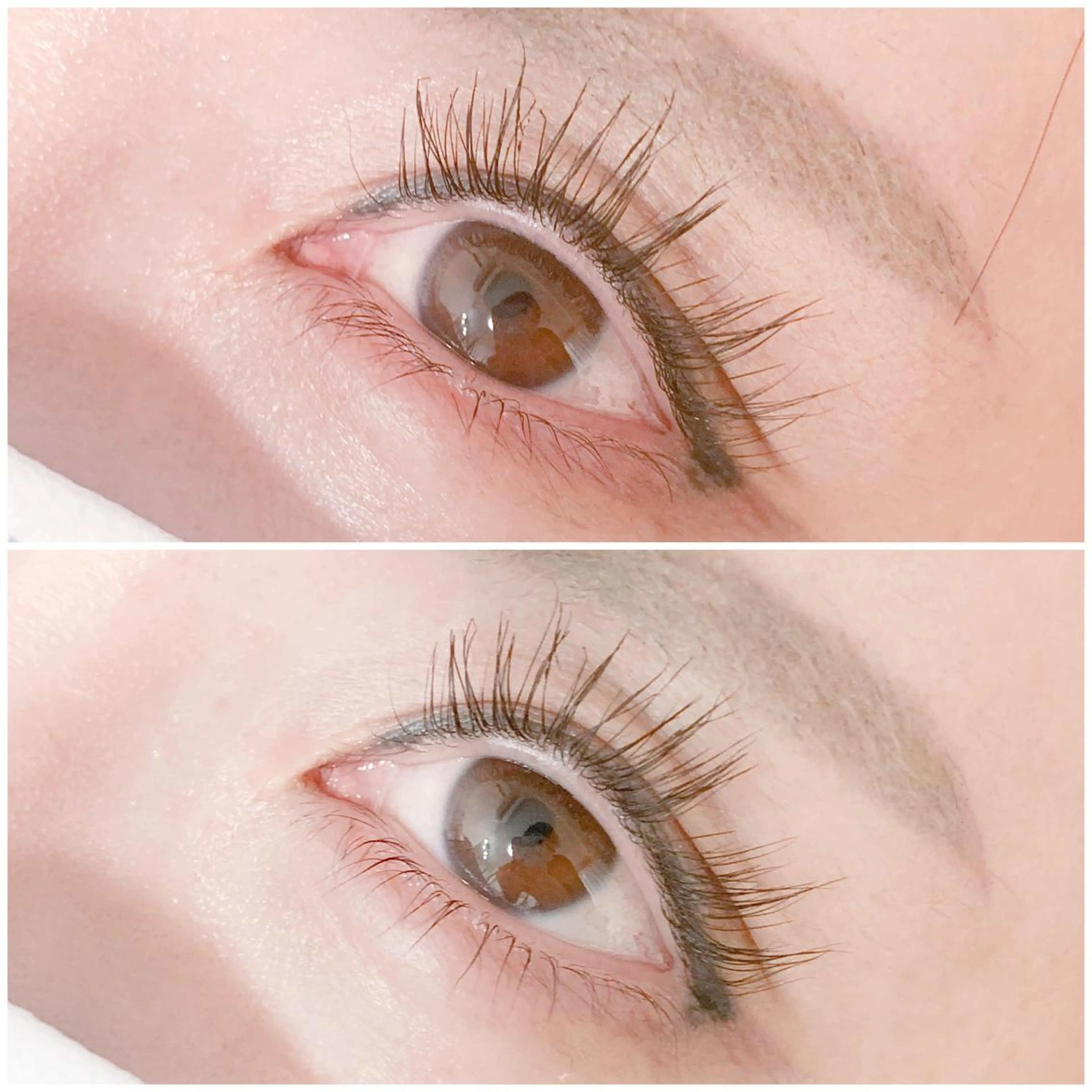 まつげパーマ上下の写真