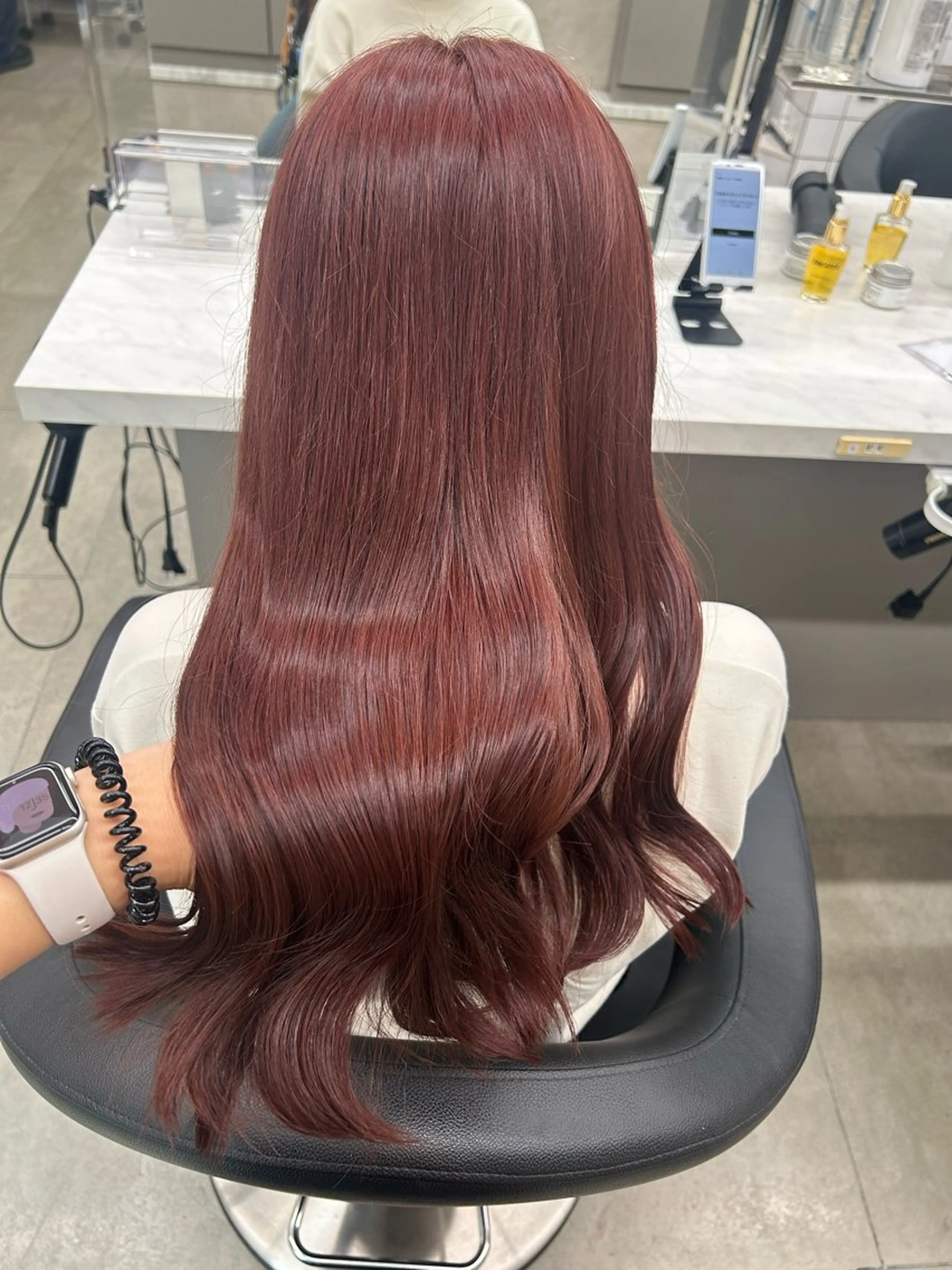 カラー 透明感ベージュ🤎 ナチュラルレイヤーのヘアスタイル