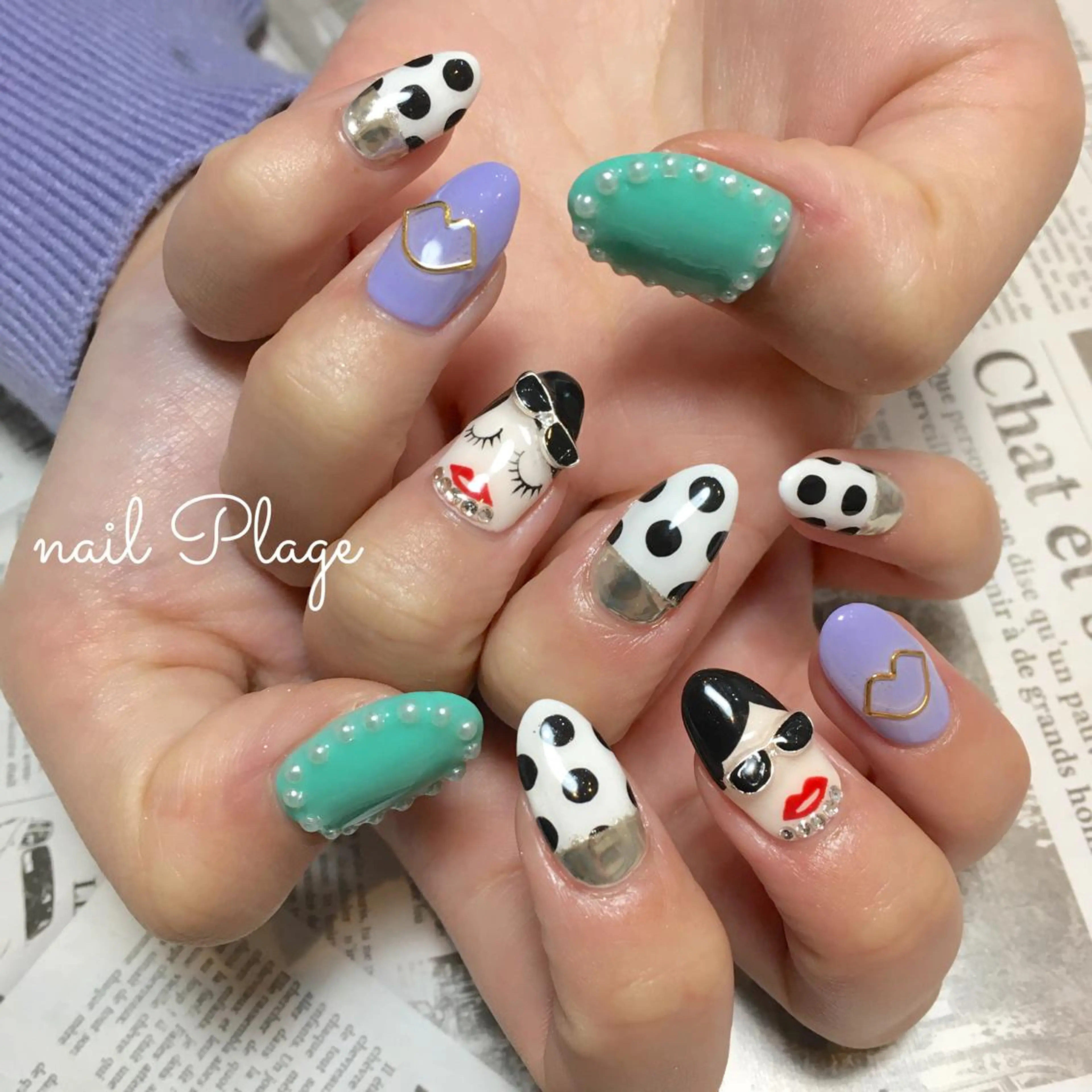 ネイル nail Plage Imai kanaのネイルデザイン