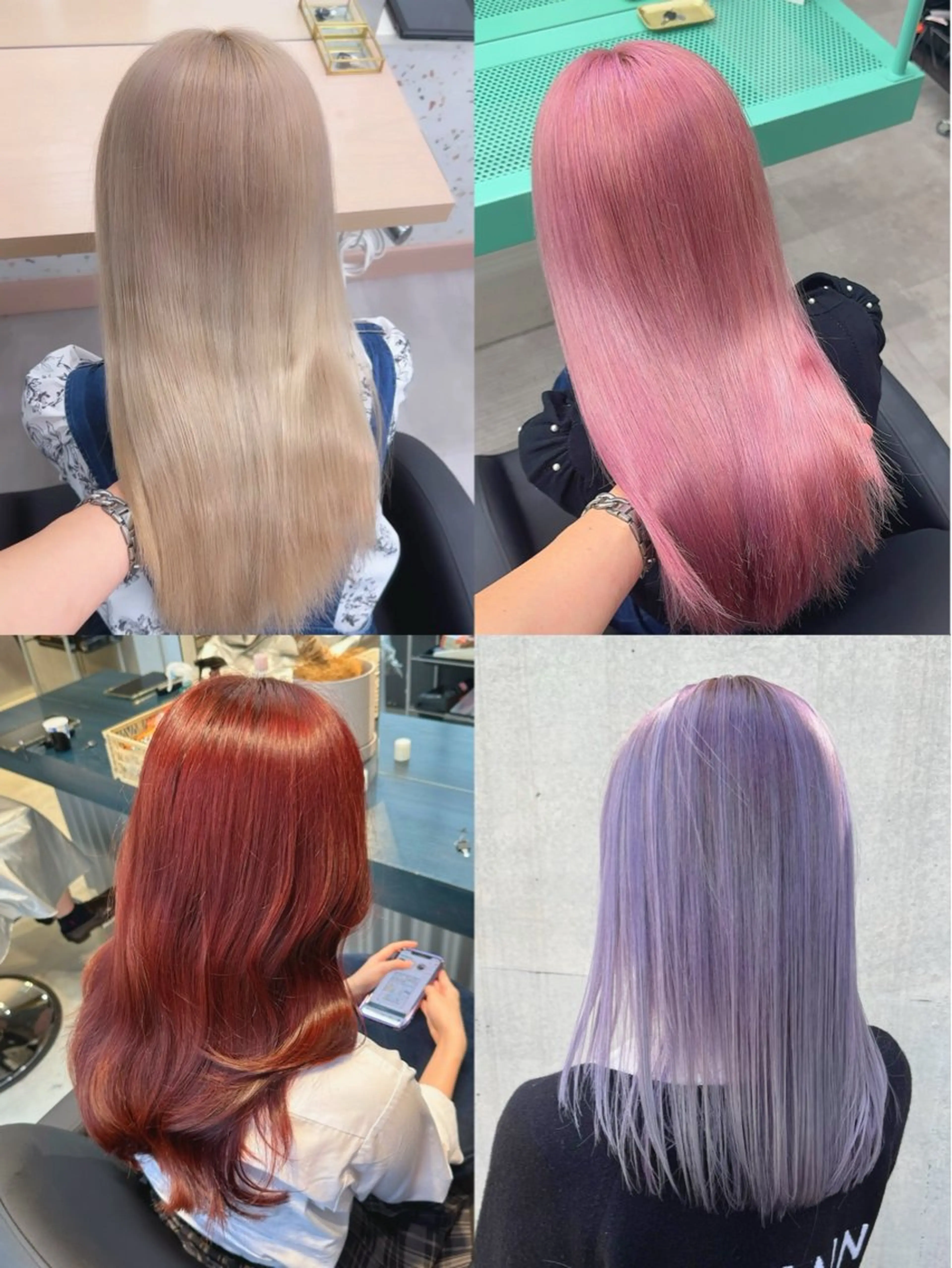 【🌸4月限定ブリーチクーポン🌸】🌈ケアbreach🌈＋🫟color🫟＋✂️cut✂️＋トリートメントの写真