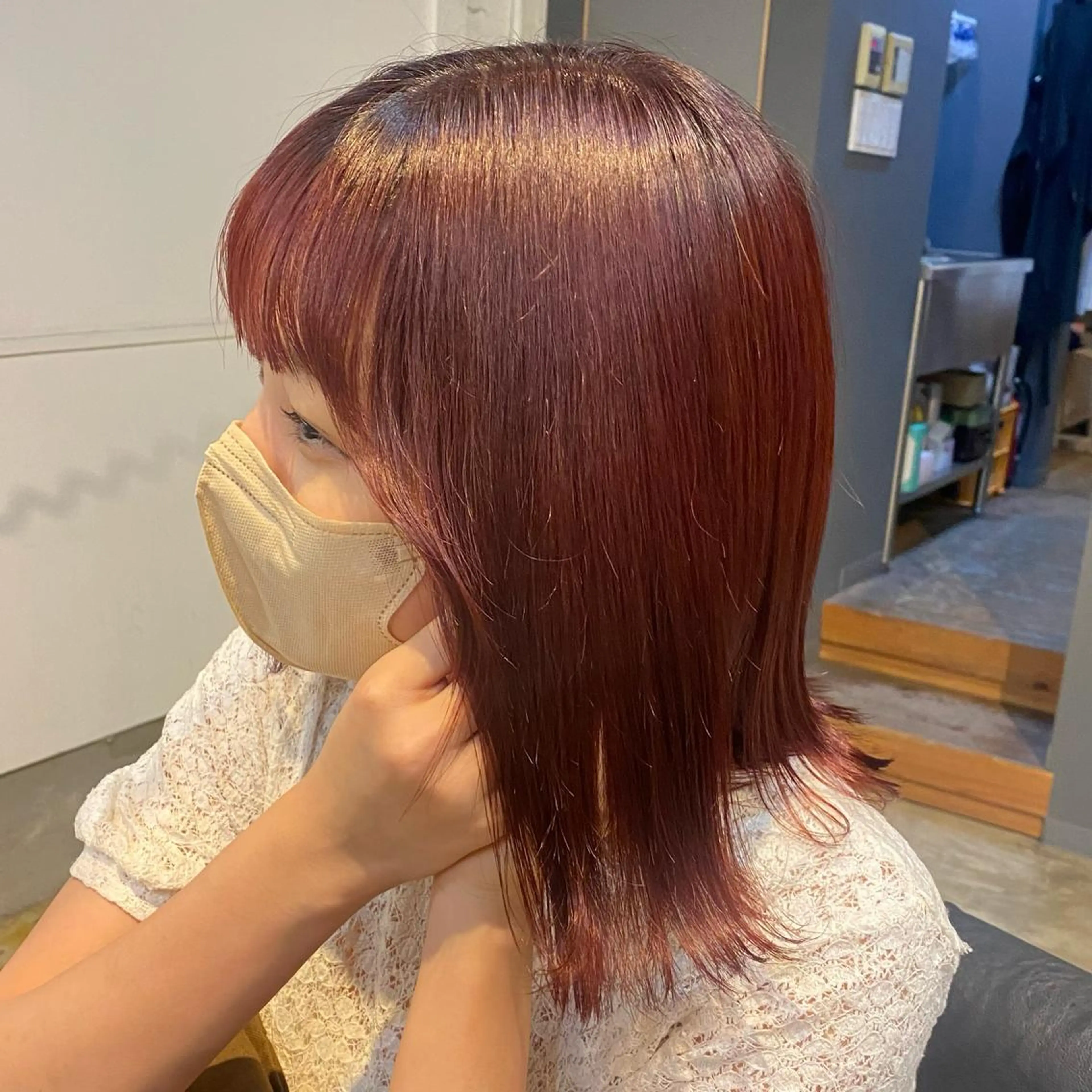 ミディアム 透明感カラー 【問屋町】moe🪿のヘアスタイル