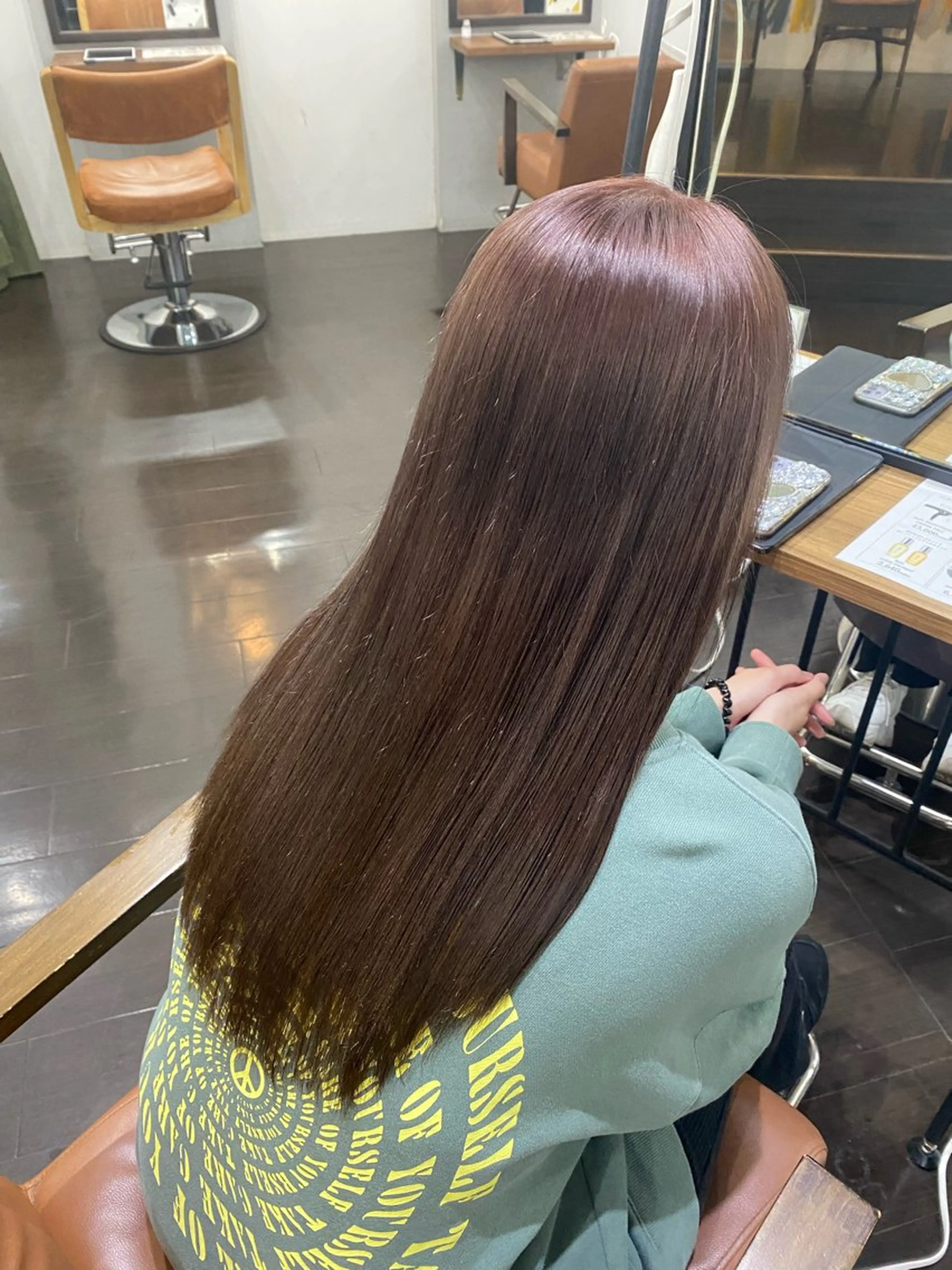 ロング カラー ヘアアレンジ ブラウンカラー 透明感カラー 🍒ᩚ名駅/艶髪 縮毛矯正/あゆ🍒ᩚのヘアスタイル