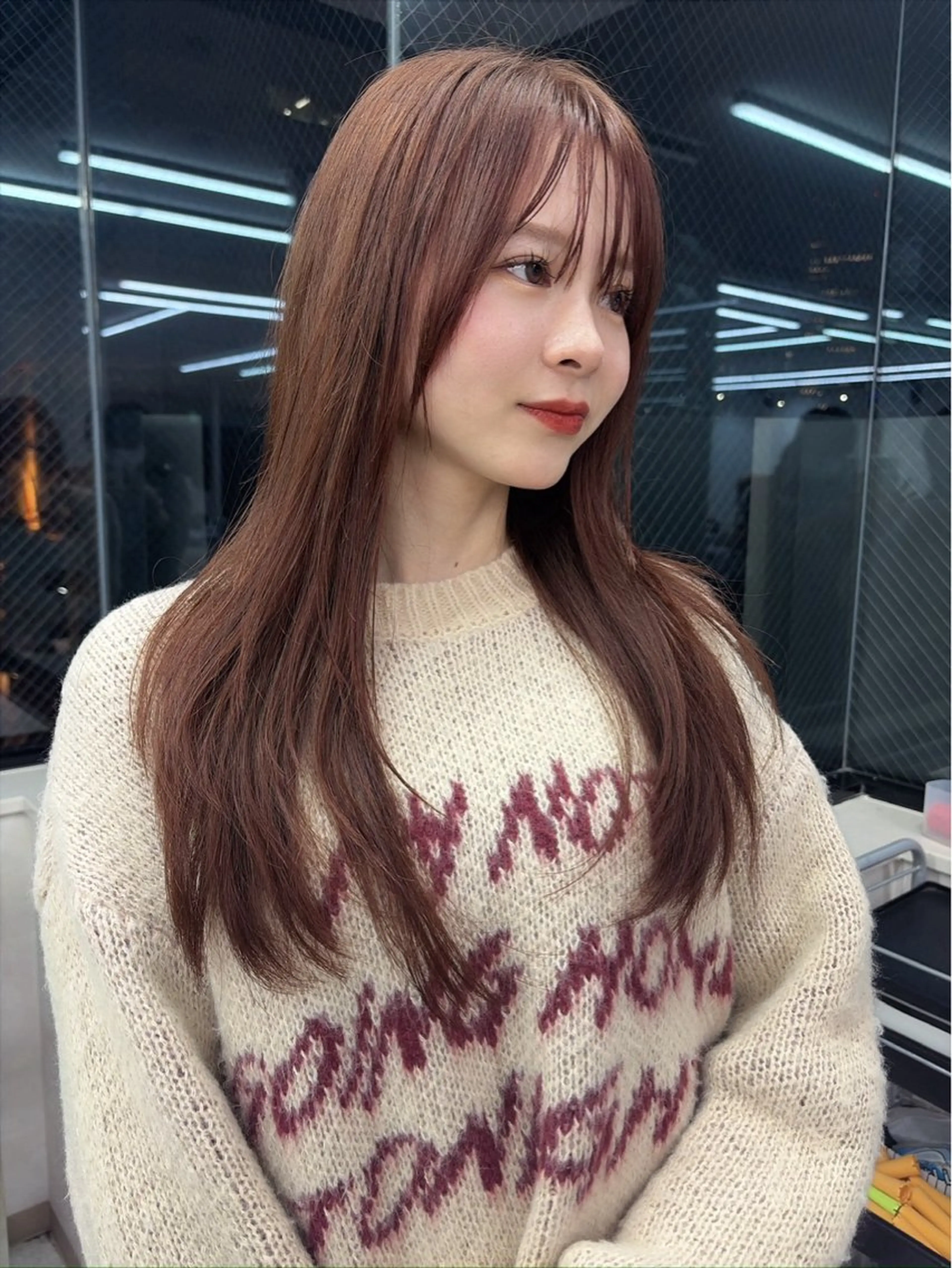 ロング カラー 🤎ᩚ暖色ブラウン りょうか🧸のヘアスタイル