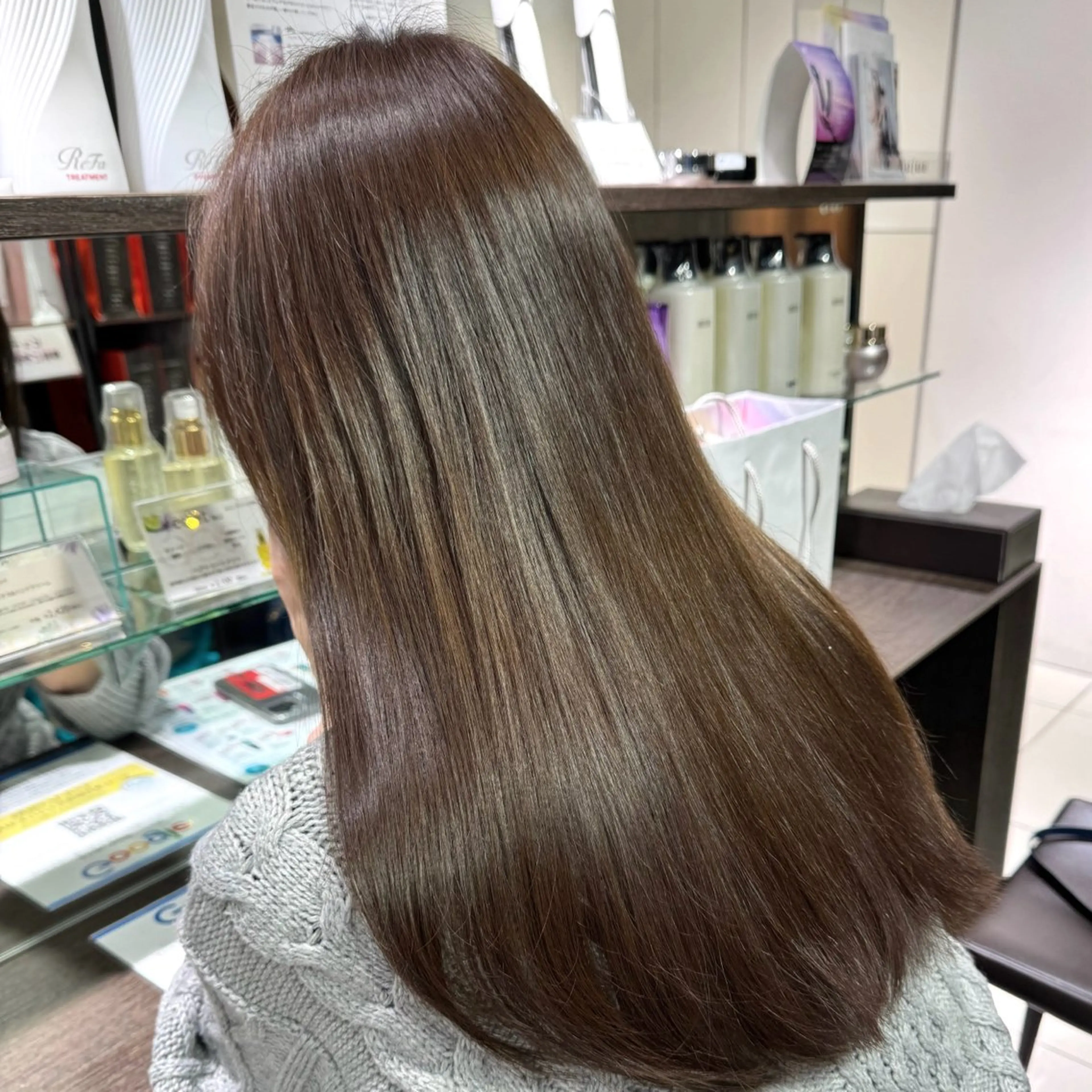 ロング カラー ヘアアレンジ ヘアカラー ブリーチなしカラー /新百合ヶ丘/安形翔のヘアスタイル