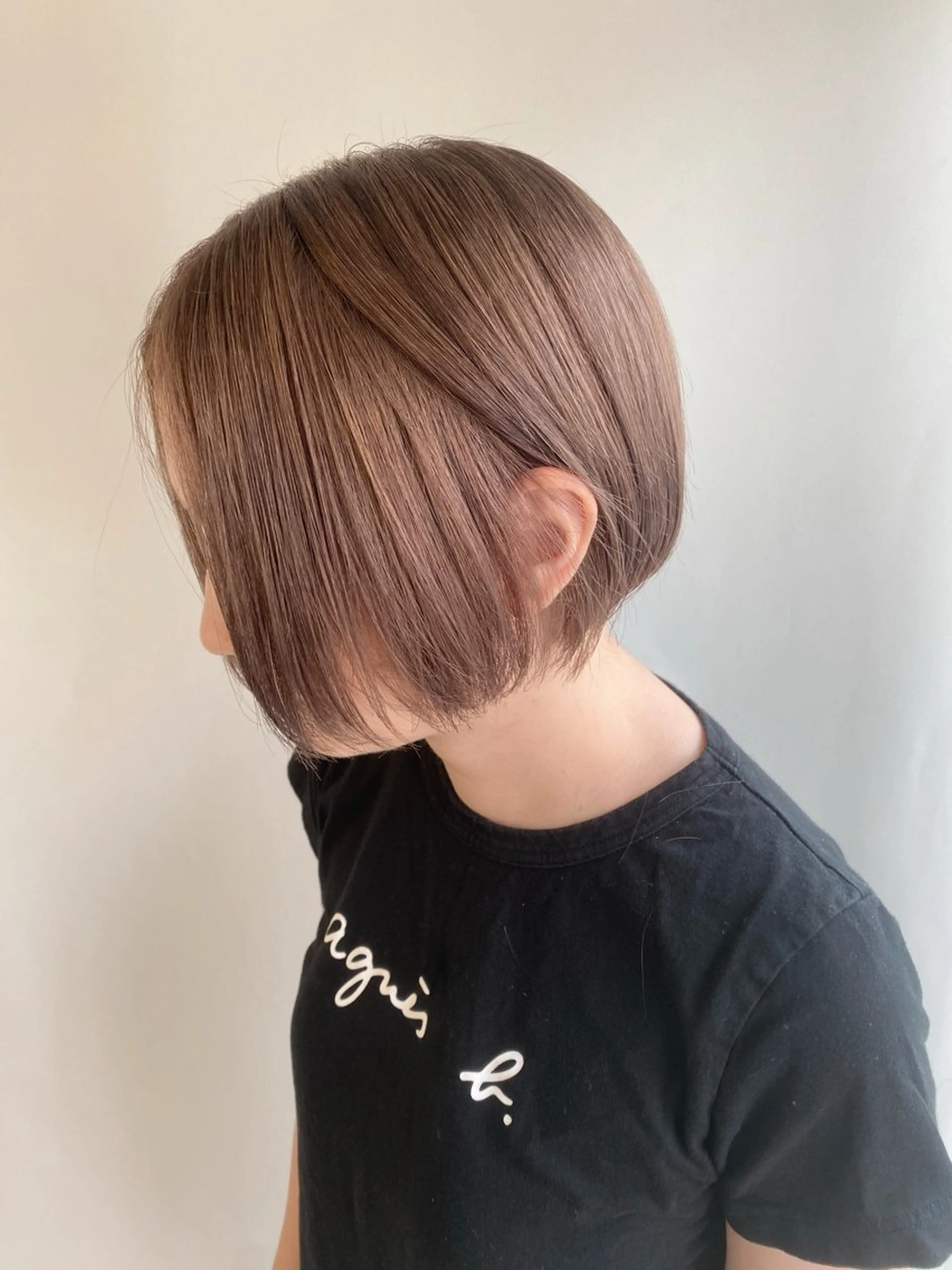 ショート カラー ヘアカラー 谷川あかり /ナチュラルパーマのヘアスタイル